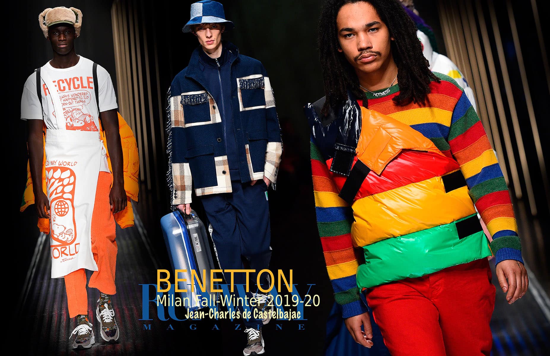 Benetton Herbst Winter 2019-2020 Mailand von RUNWAY MAGAZIN