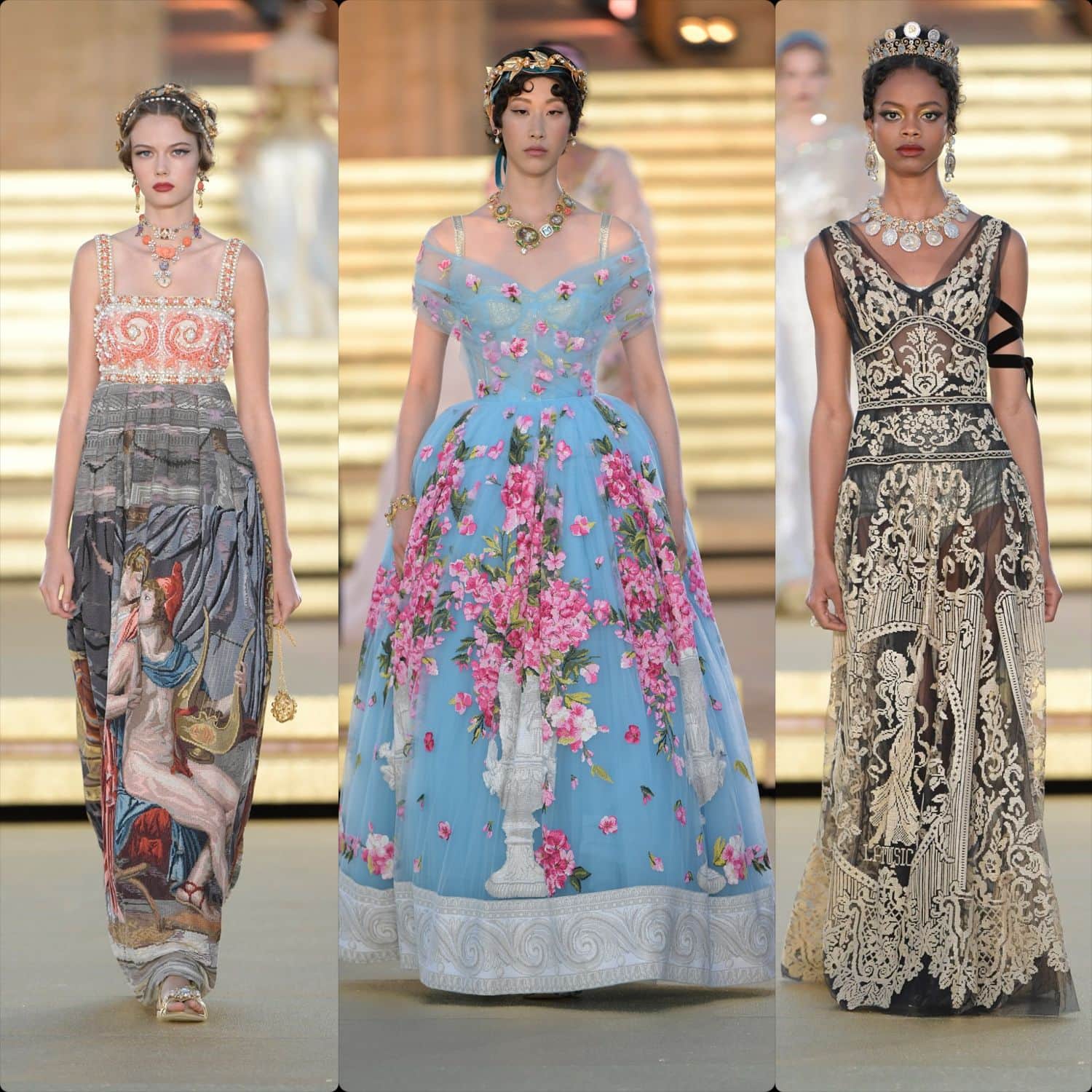 Dolce & Gabbana Alta Moda Temple of Concordia Sicily 2019 秋冬系列-2020. RUNWAY MAGAZINE®系列