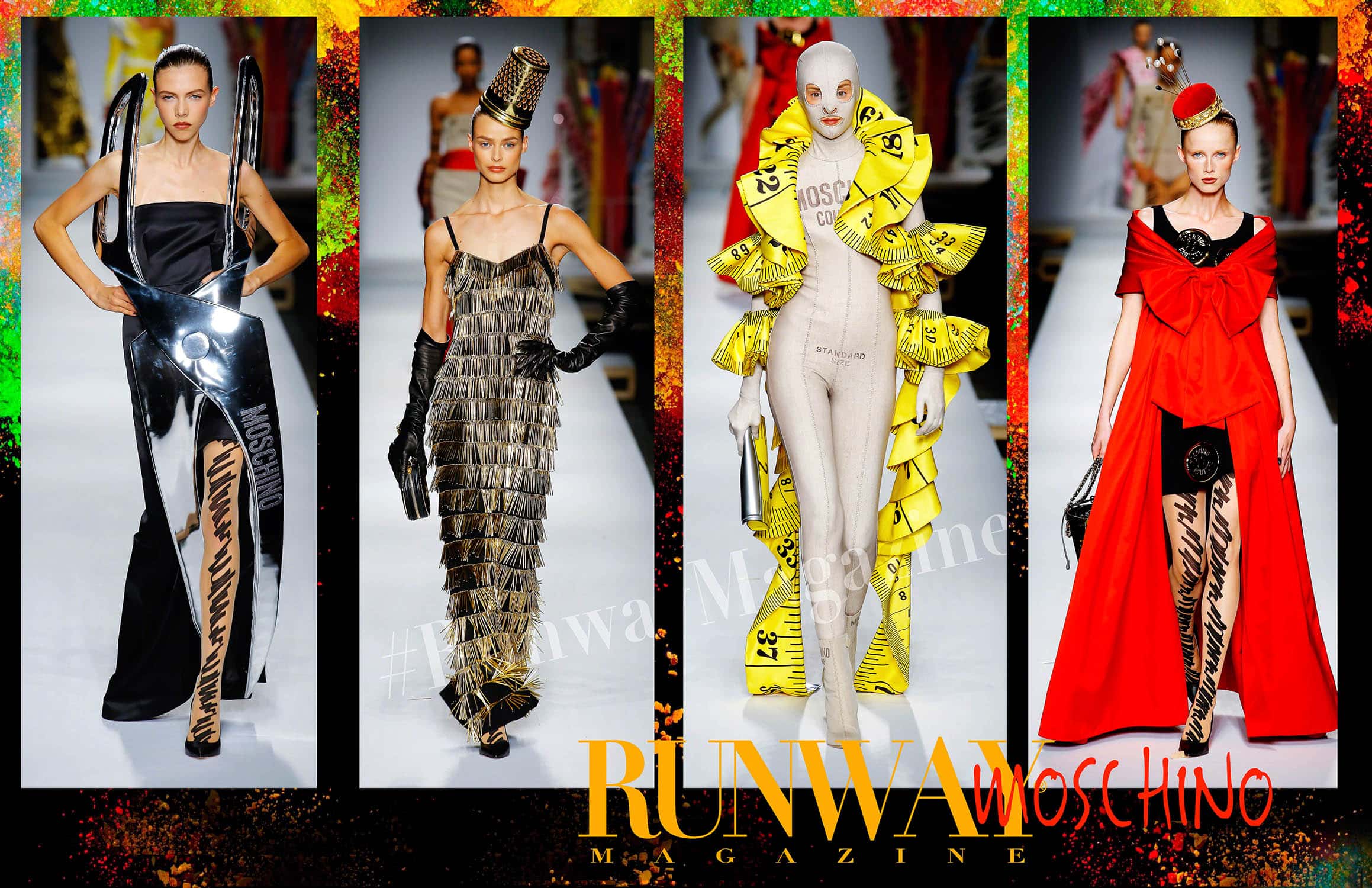 Moschino Frühling Sommer 2019 Mailand von RUNWAY MAGAZIN
