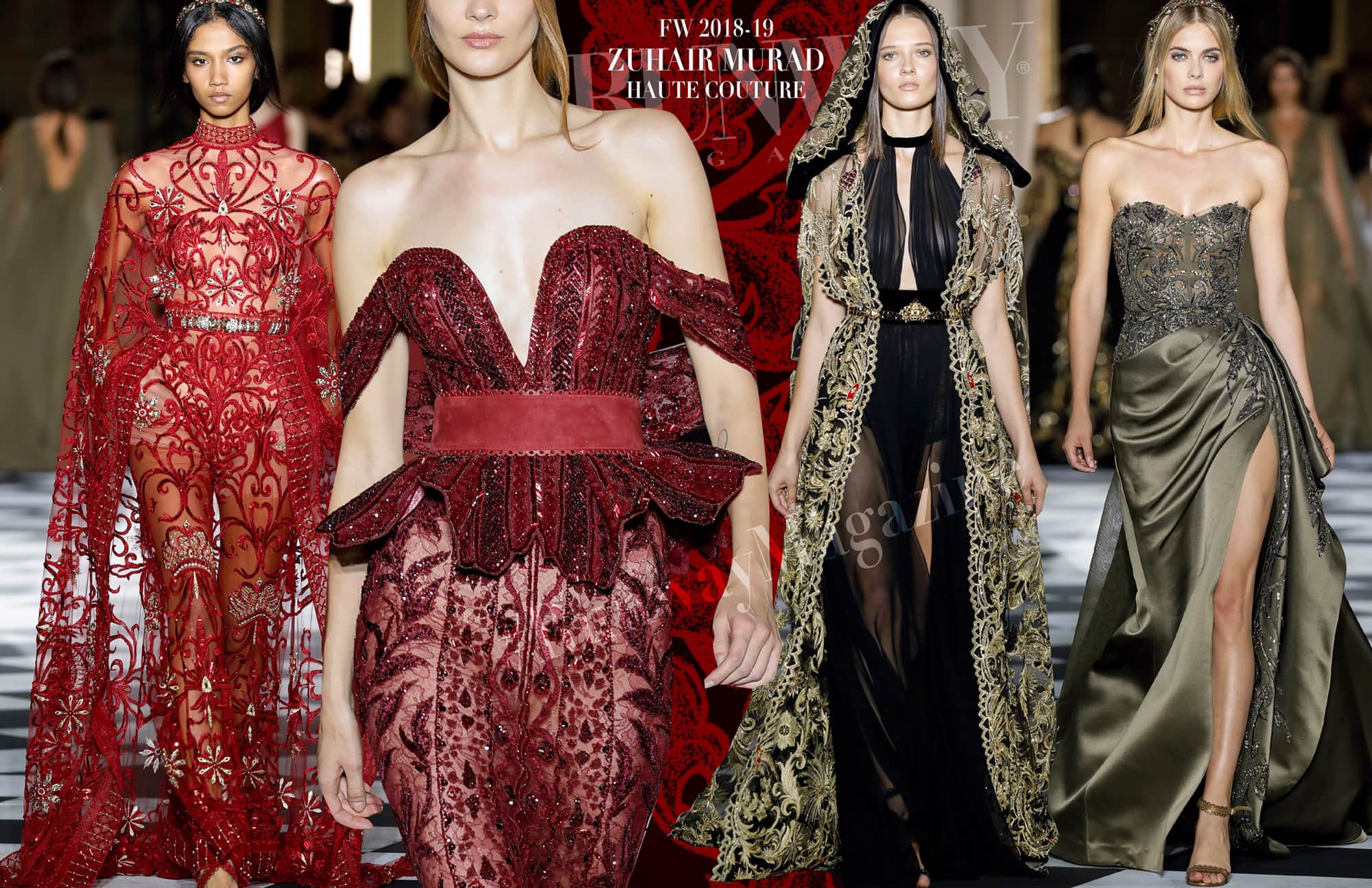 ズハイルムラドオートクチュール2018-2019年秋冬 RUNWAY マガジン