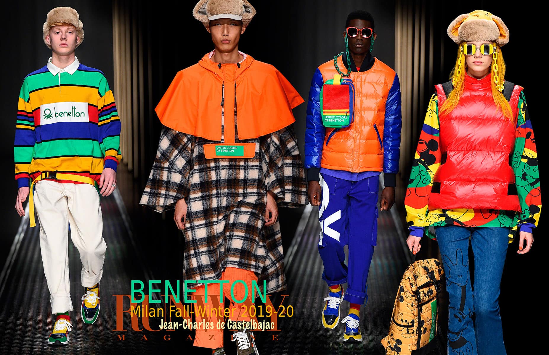 Benetton Herbst Winter 2019-2020 Mailand von RUNWAY MAGAZIN