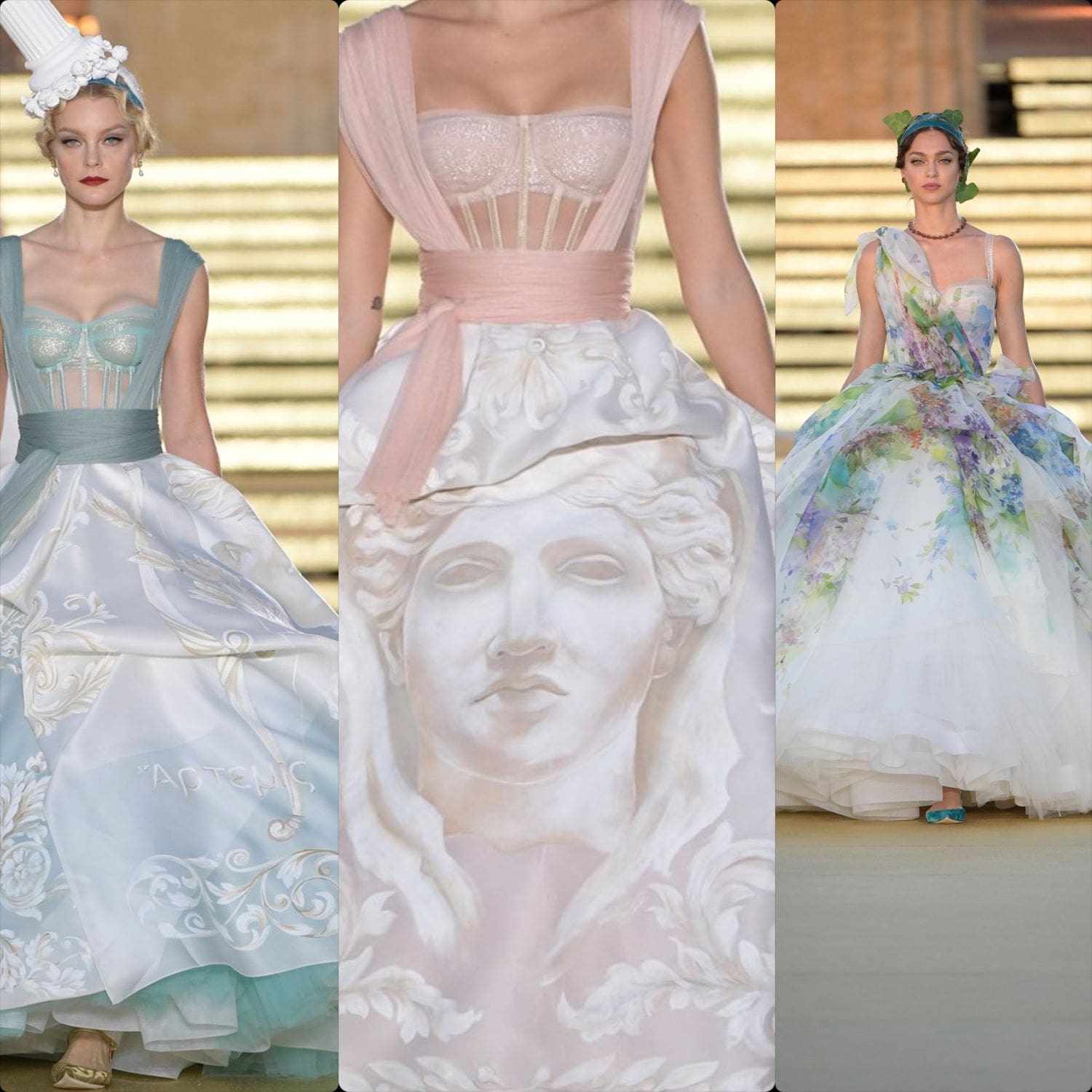 Dolce & Gabbana Alta Moda Temple of Concordia Sicily 2019 秋冬系列-2020. RUNWAY MAGAZINE®系列