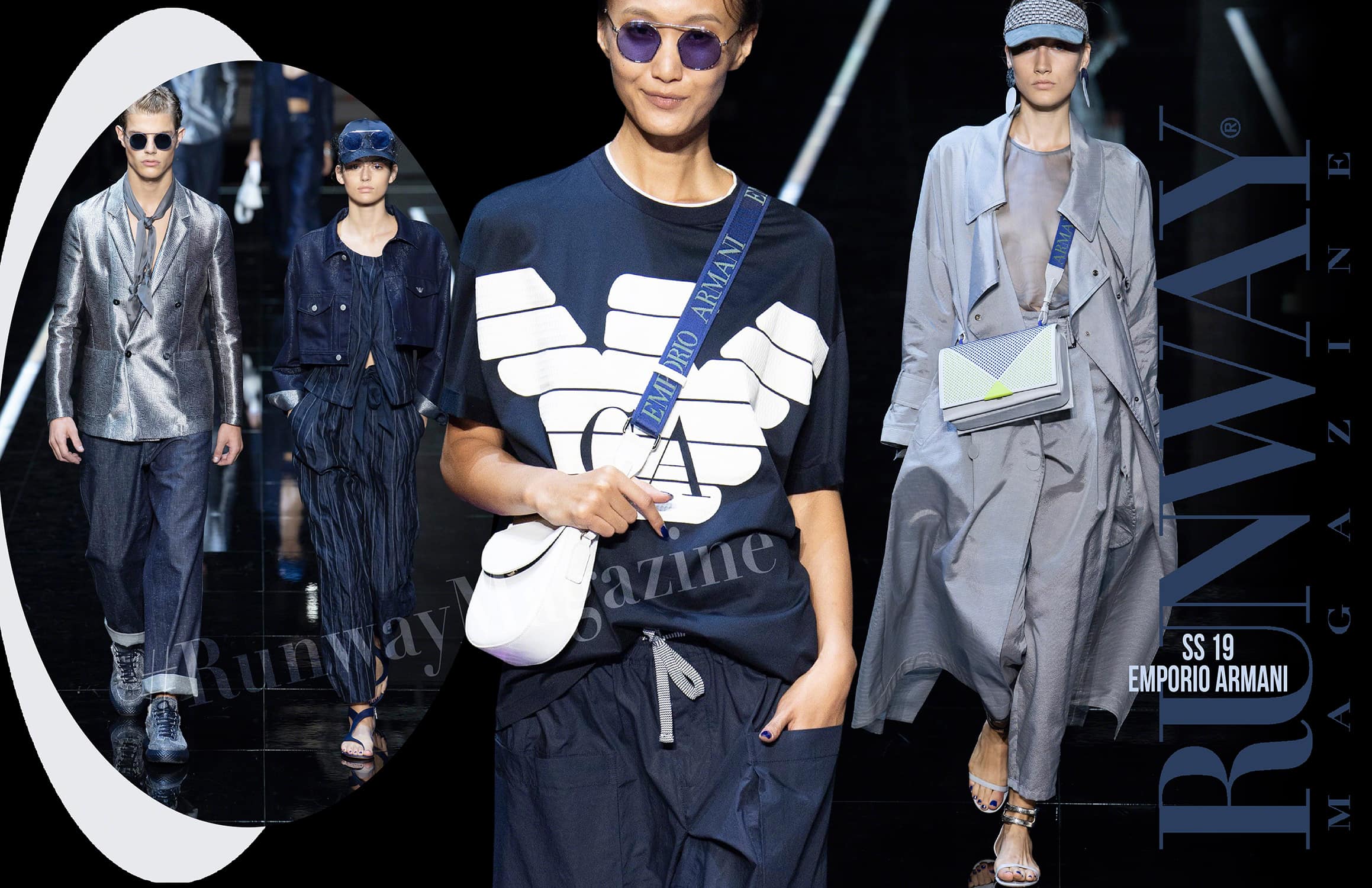 Emporio Armani Printemps Été 2019 Milan par RUNWAY MAGAZINE