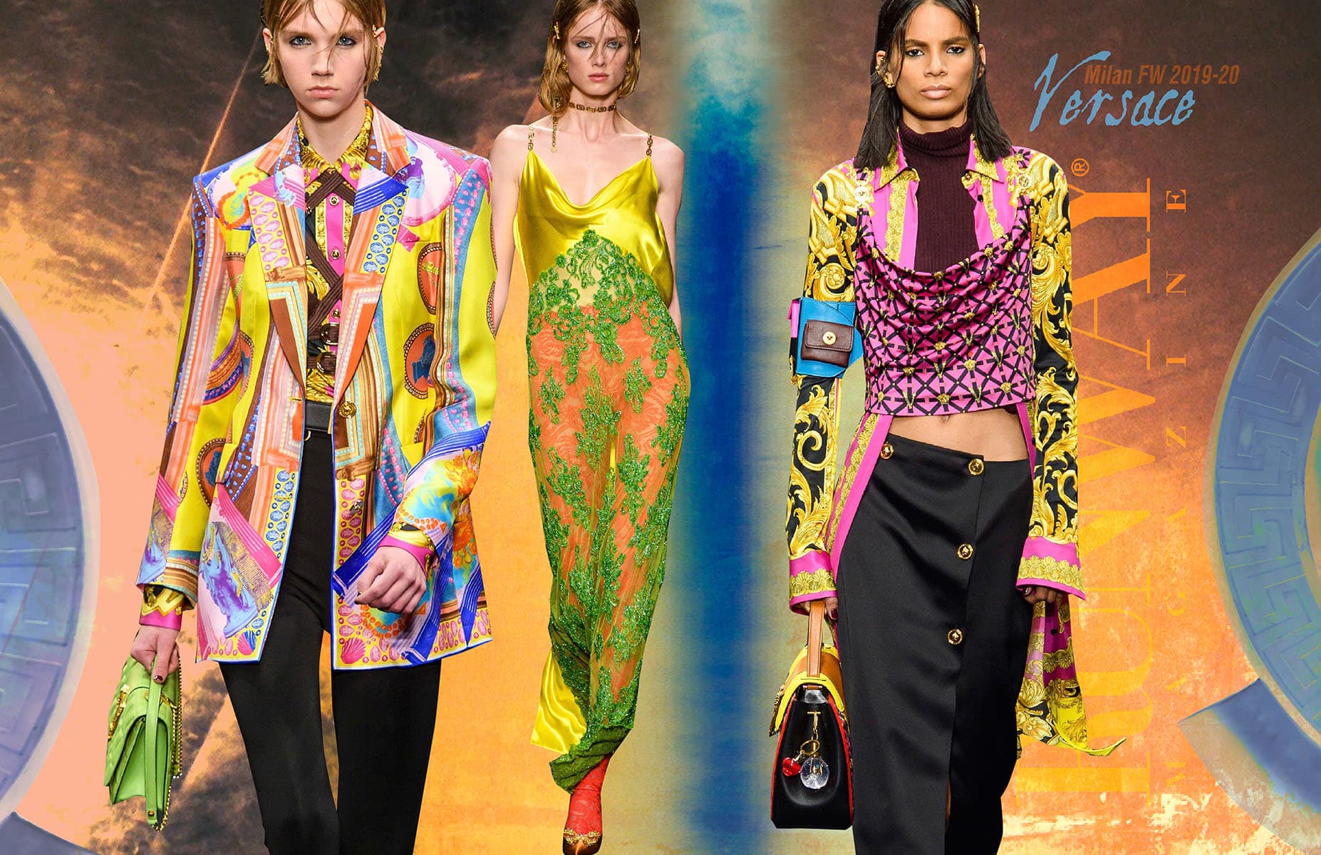 ヴェルサーチ 2019年秋冬2020 ミラノ RUNWAY マガジン