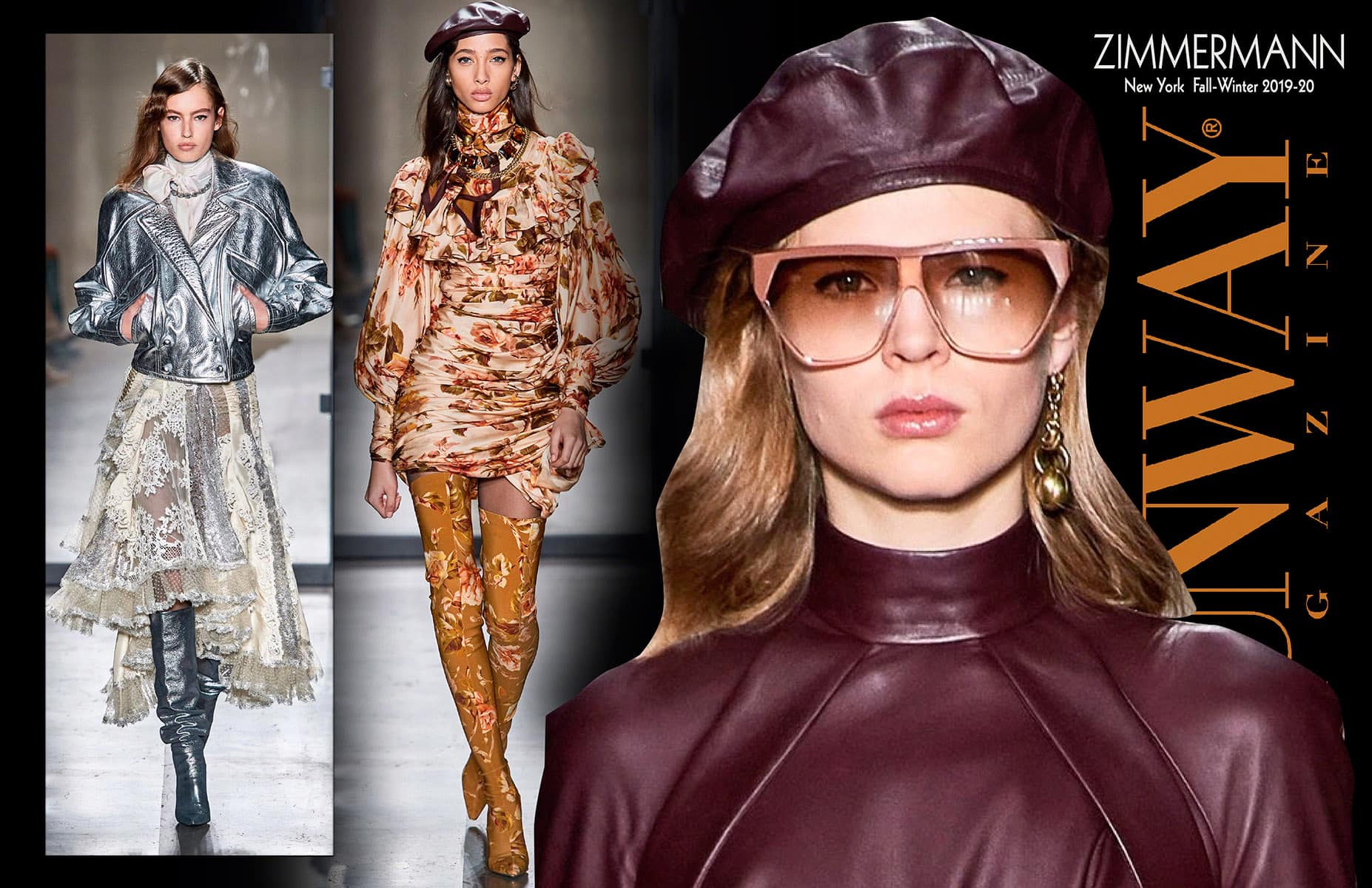 Zimmermann outono-inverno 2019-2020 Nova York por RUNWAY MAGAZINE