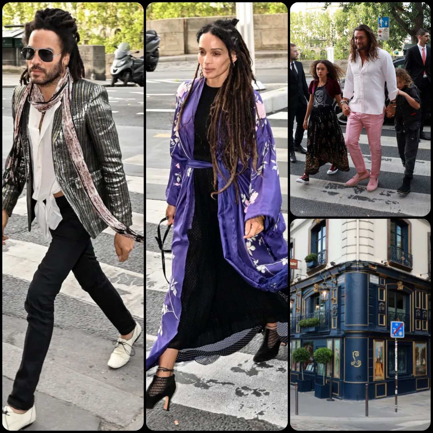 Zoe Kravitz e Karl Glusman casados ​​em Paris por RUNWAY REVISTA. Lenny Kravits, Lisa Bonet, Jason-Momoa