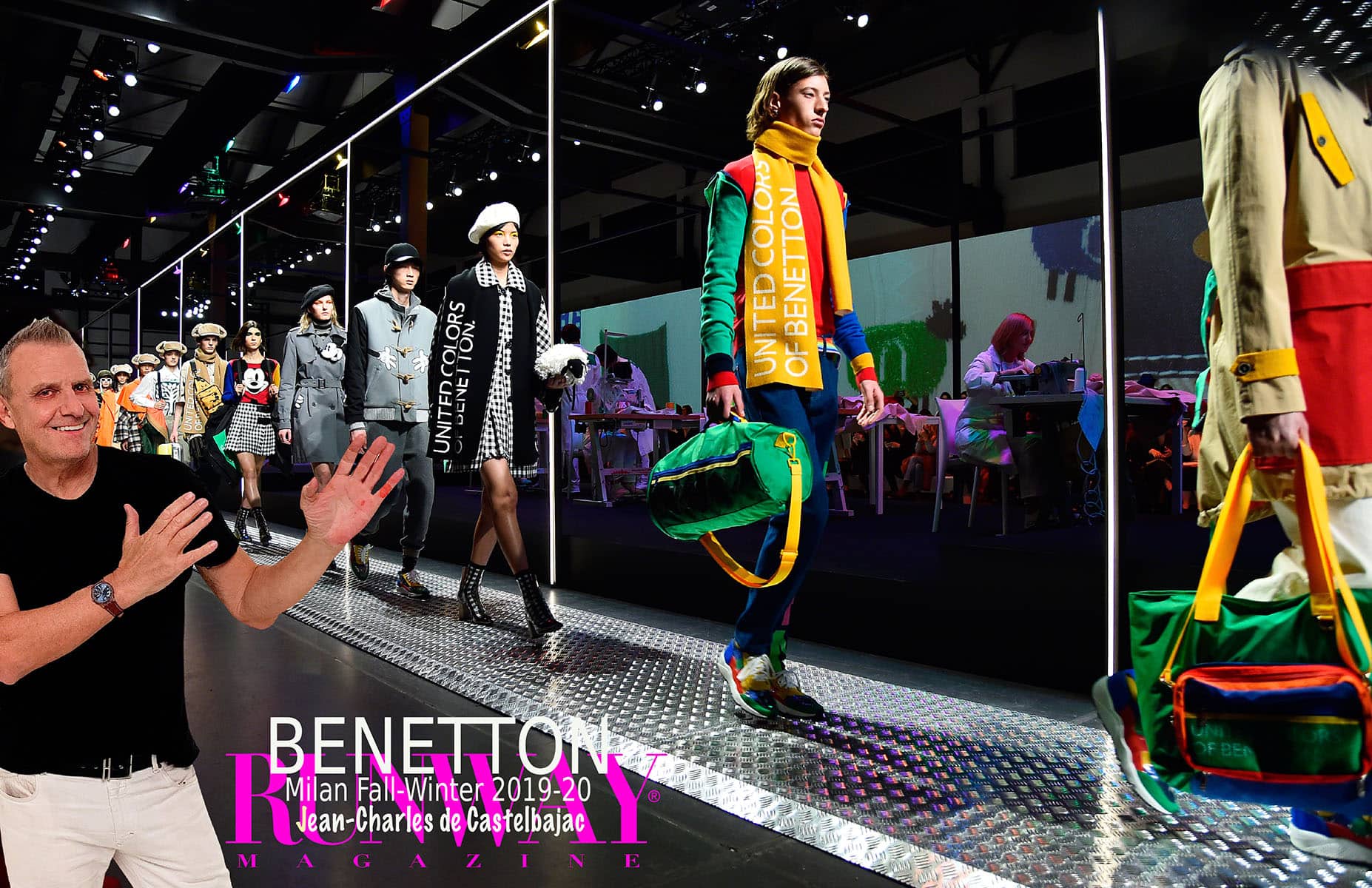 Benetton Herbst Winter 2019-2020 Mailand von RUNWAY MAGAZIN