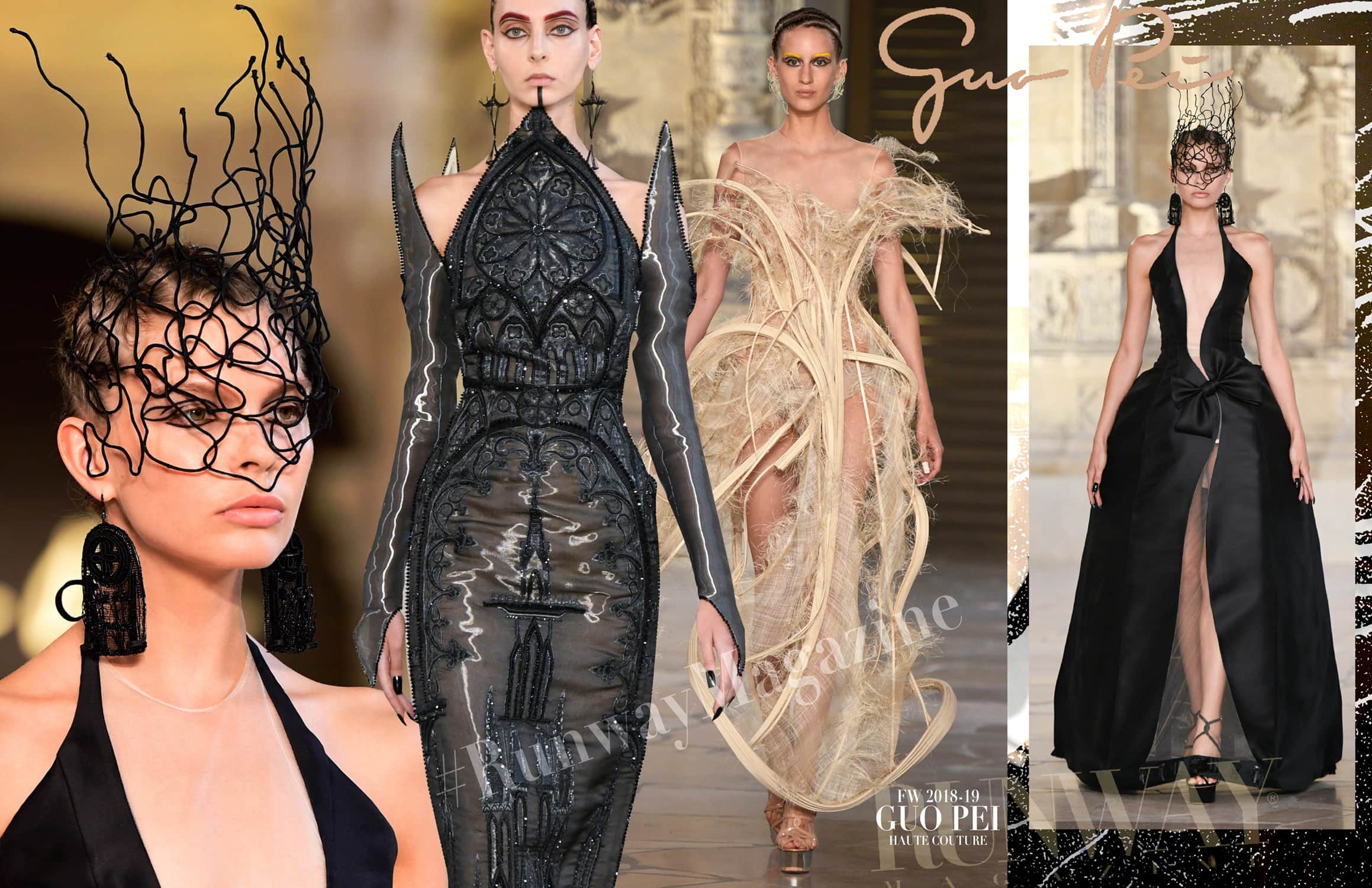 Guo Pei Haute Couture Outono-Inverno 2018-19 por RUNWAY MAGAZINE