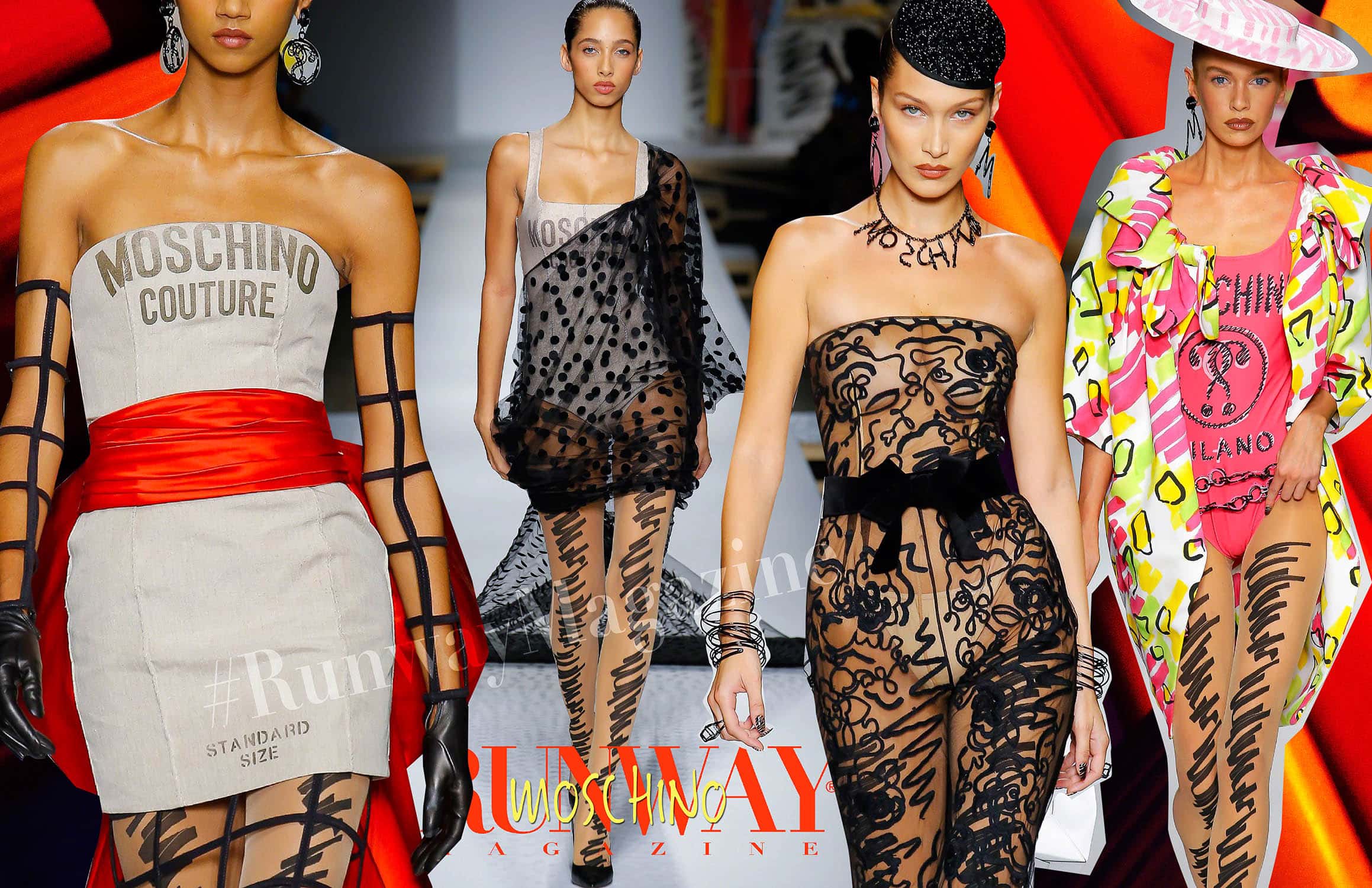 Moschino Frühling Sommer 2019 Mailand von RUNWAY MAGAZIN