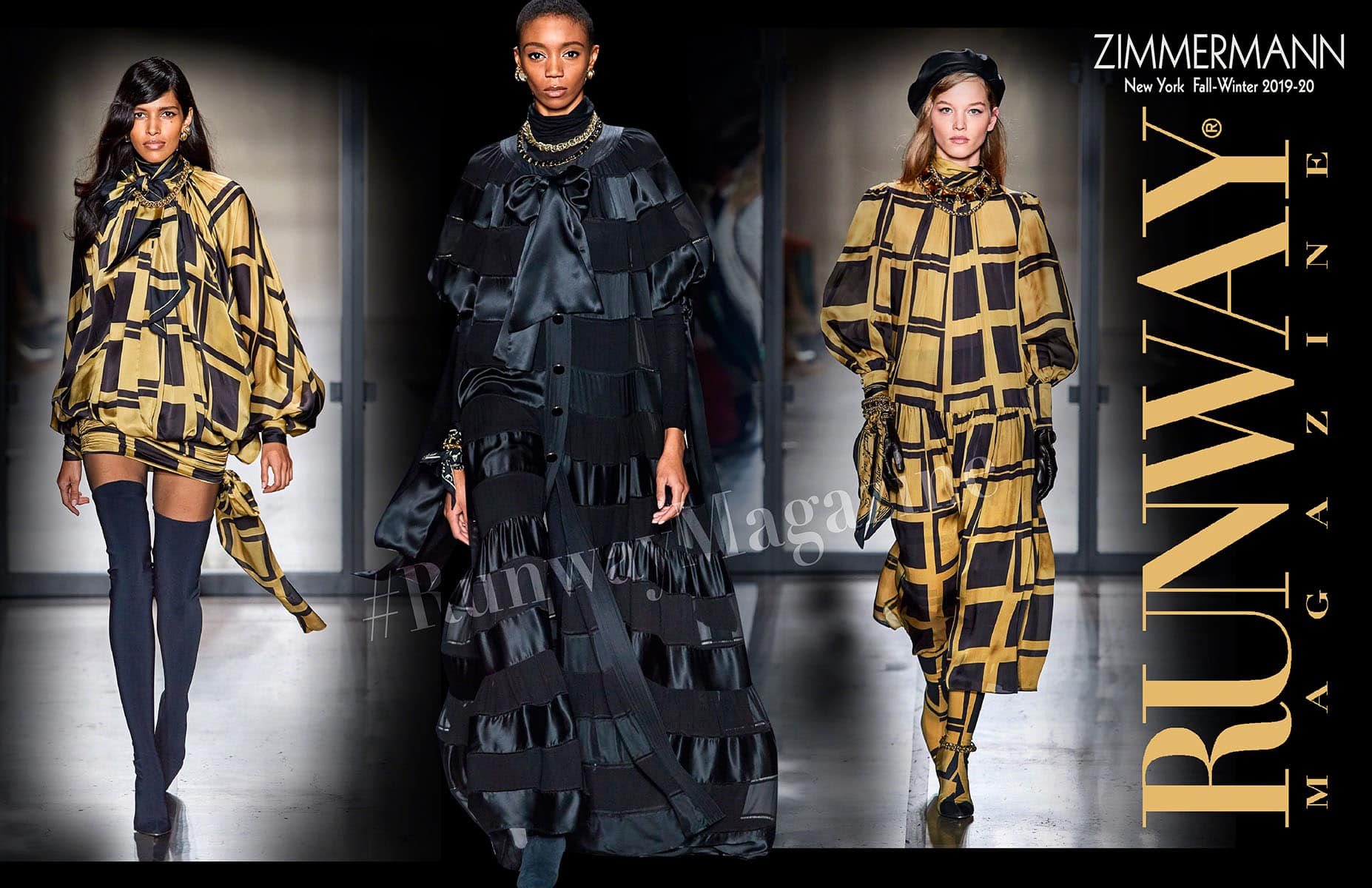 Zimmermann outono-inverno 2019-2020 Nova York por RUNWAY MAGAZINE