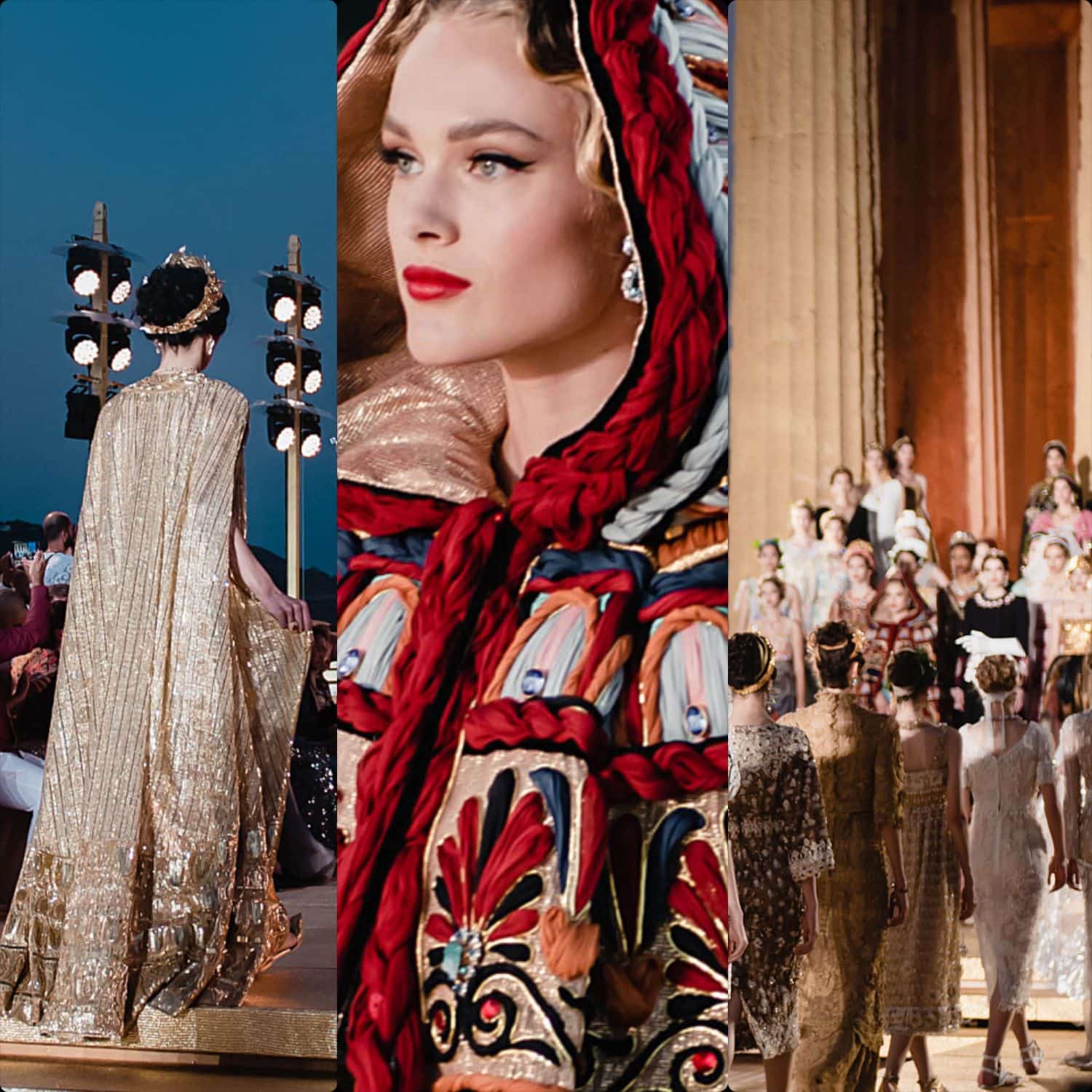 Dolce & Gabbana Alta Moda Temple of Concordia Sicily 2019 秋冬系列-2020. RUNWAY MAGAZINE®系列
