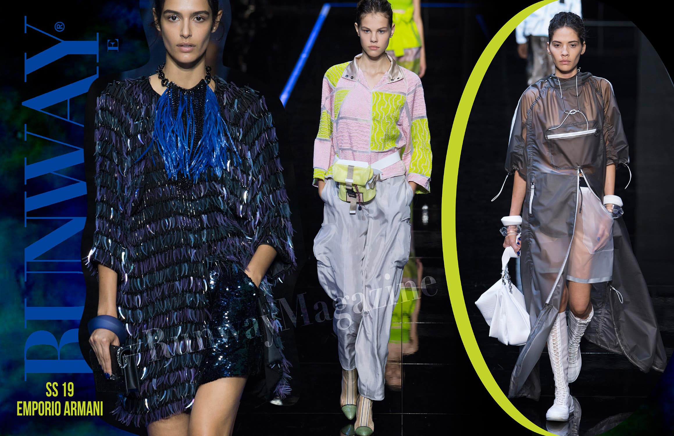 Emporio Armani Printemps Été 2019 Milan par RUNWAY MAGAZINE