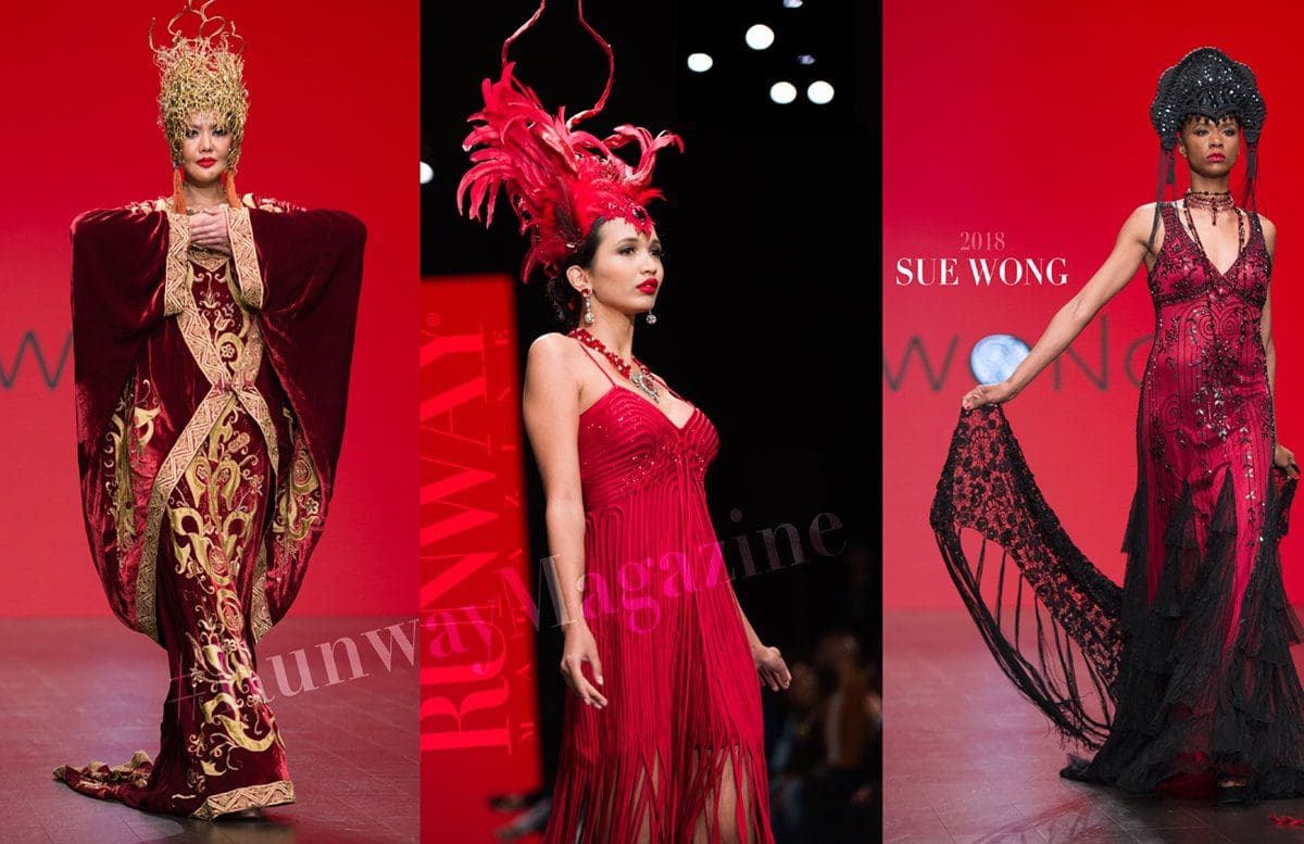 Sue Wong Fall-Winter 2018-19 ロサンゼルス by RUNWAY マガジン