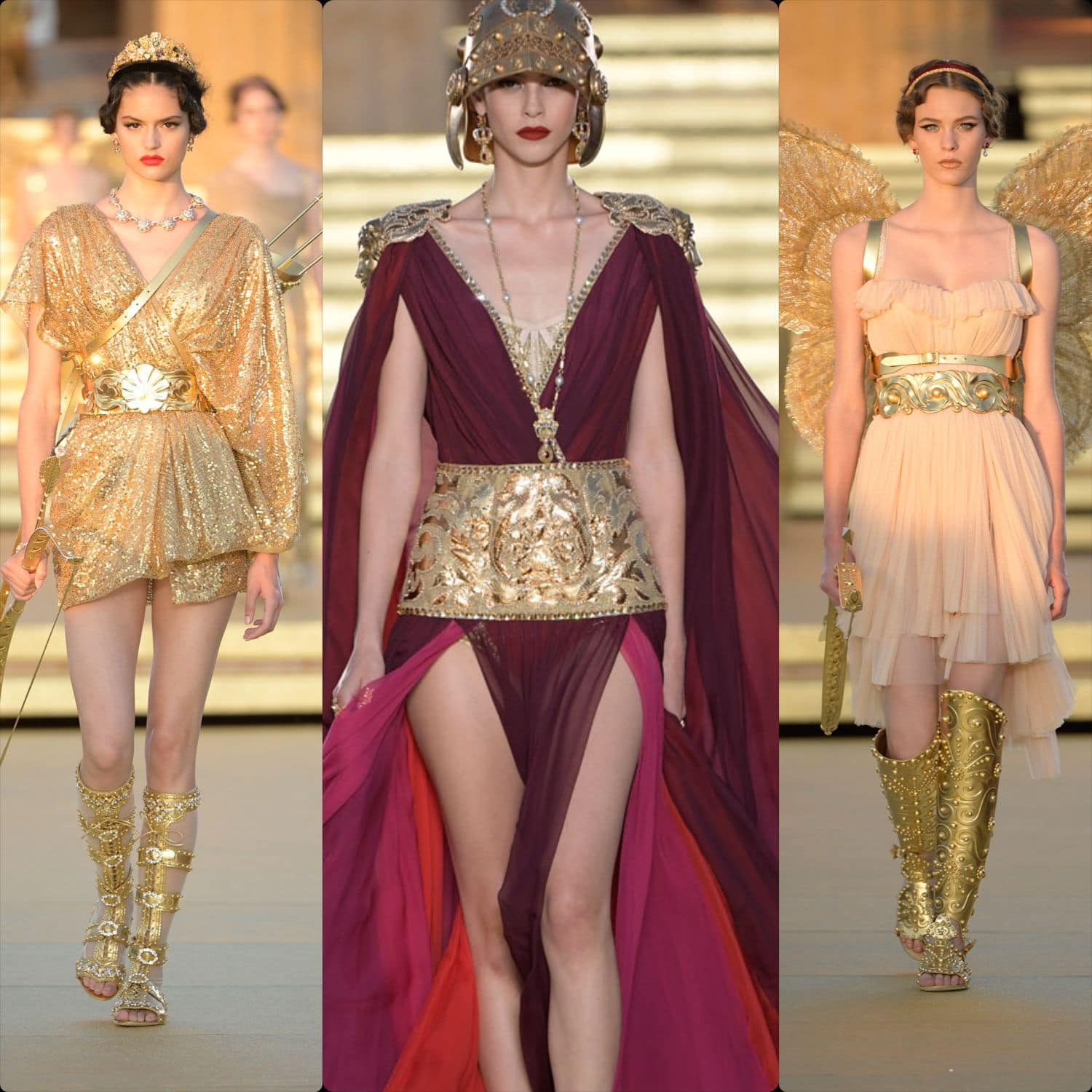 Dolce & Gabbana Alta Moda Temple of Concordia Sicily 2019 秋冬系列-2020. RUNWAY MAGAZINE®系列