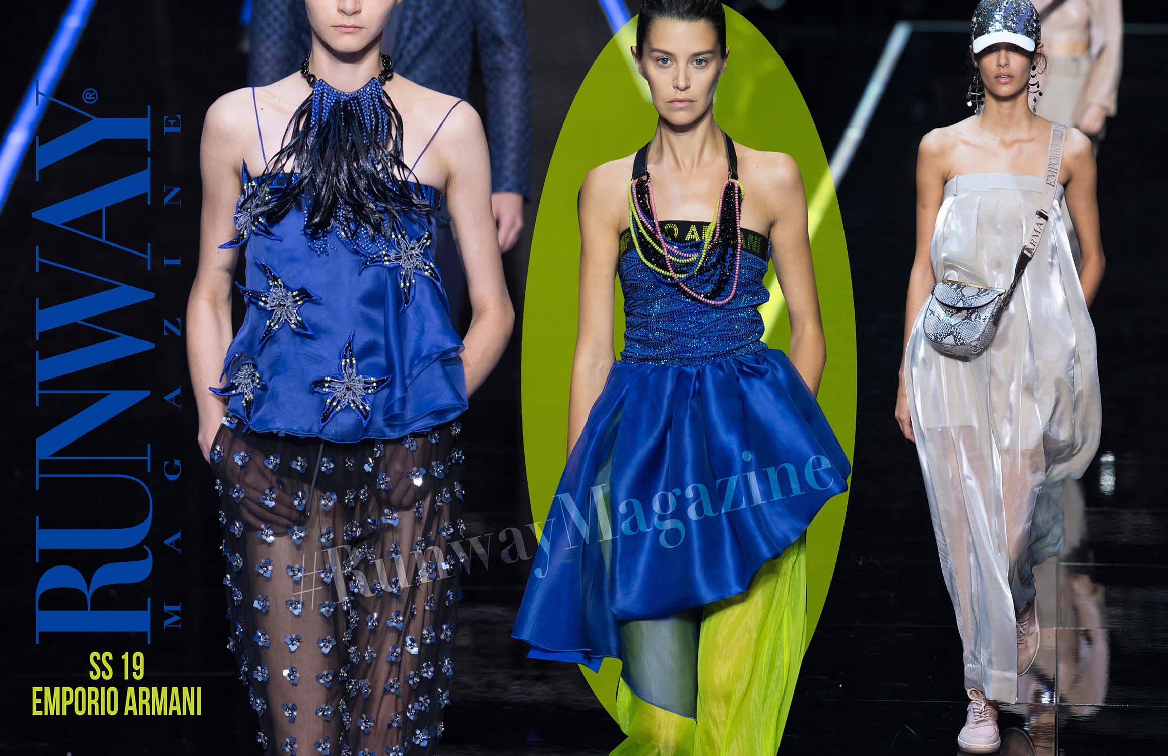 Emporio Armani Printemps Été 2019 Milan par RUNWAY MAGAZINE