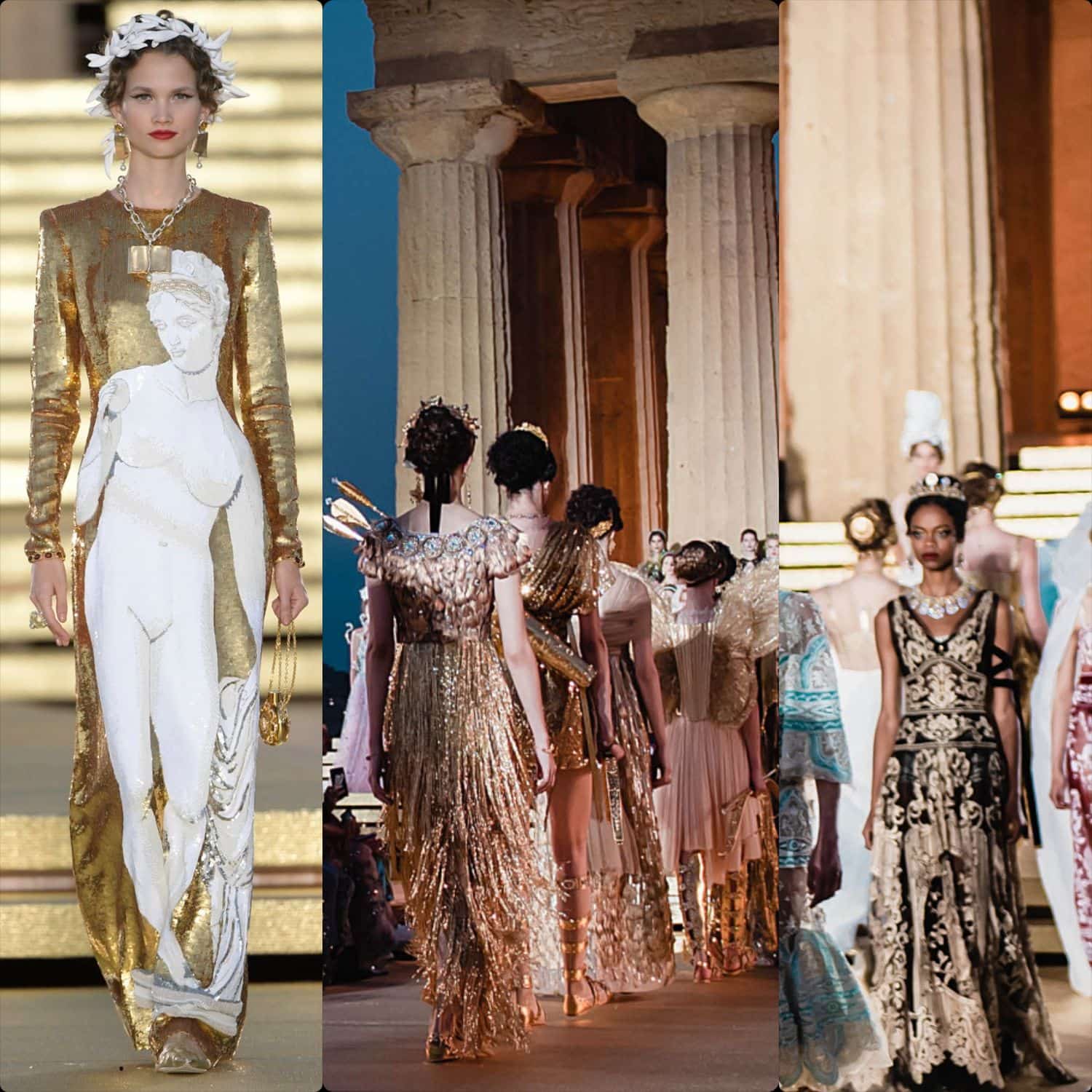 Dolce & Gabbana Alta Moda Temple of Concordia Sicily 2019 秋冬系列-2020. RUNWAY MAGAZINE®系列