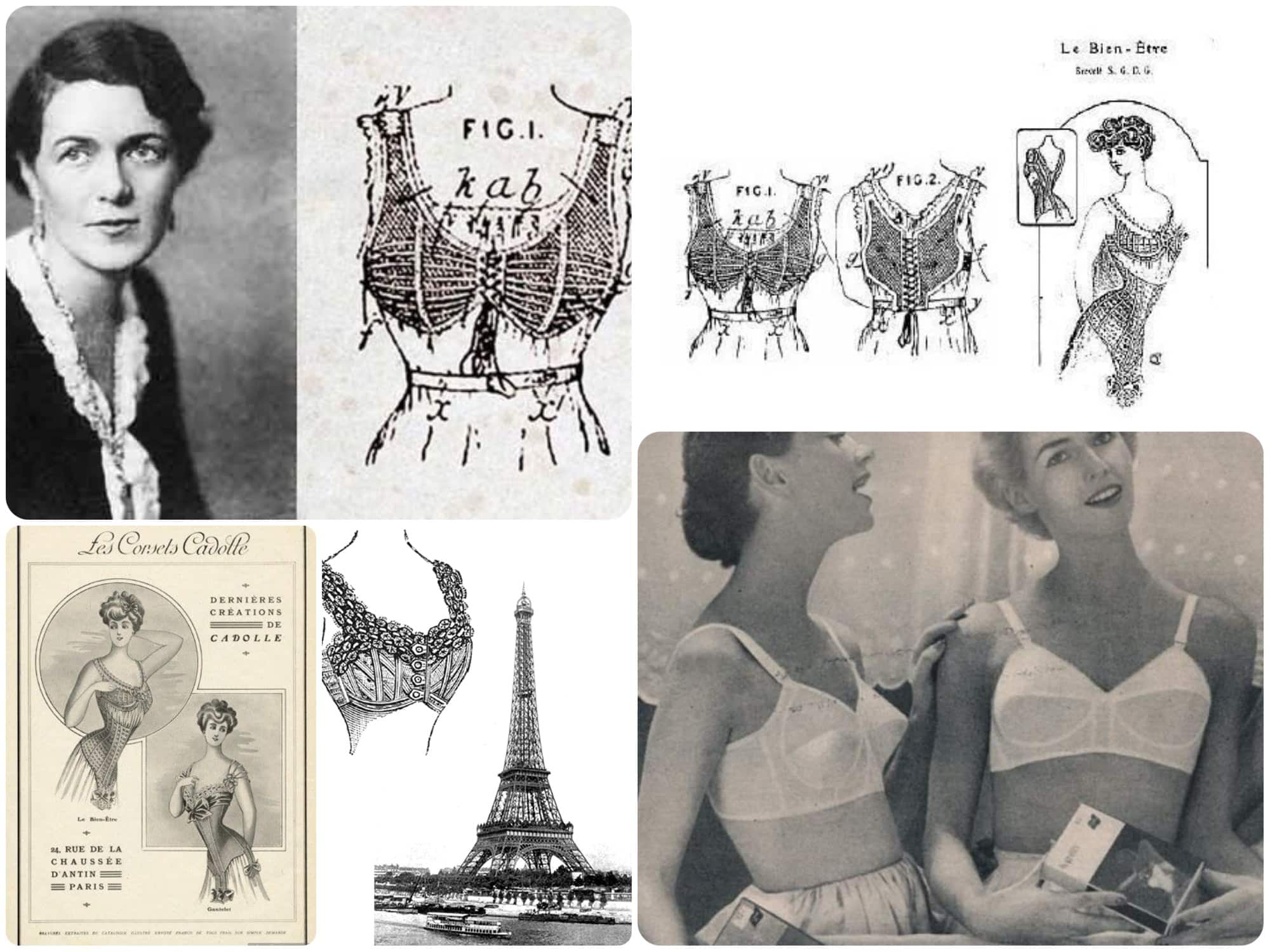 Primeiro sutiã Herminie Cadolle 1898 Runway revista