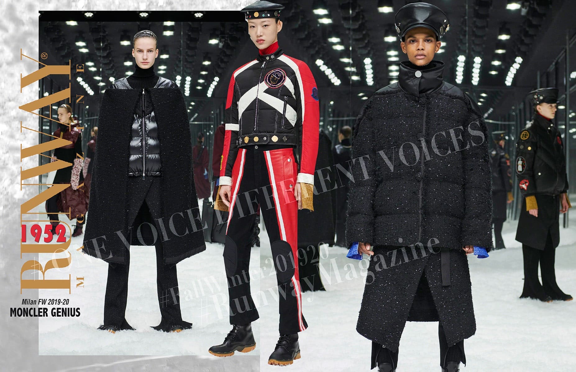 モンクレール ジーニアス 2019年秋冬2020 ミラノ - デザイナー 1952 Runway 雑誌