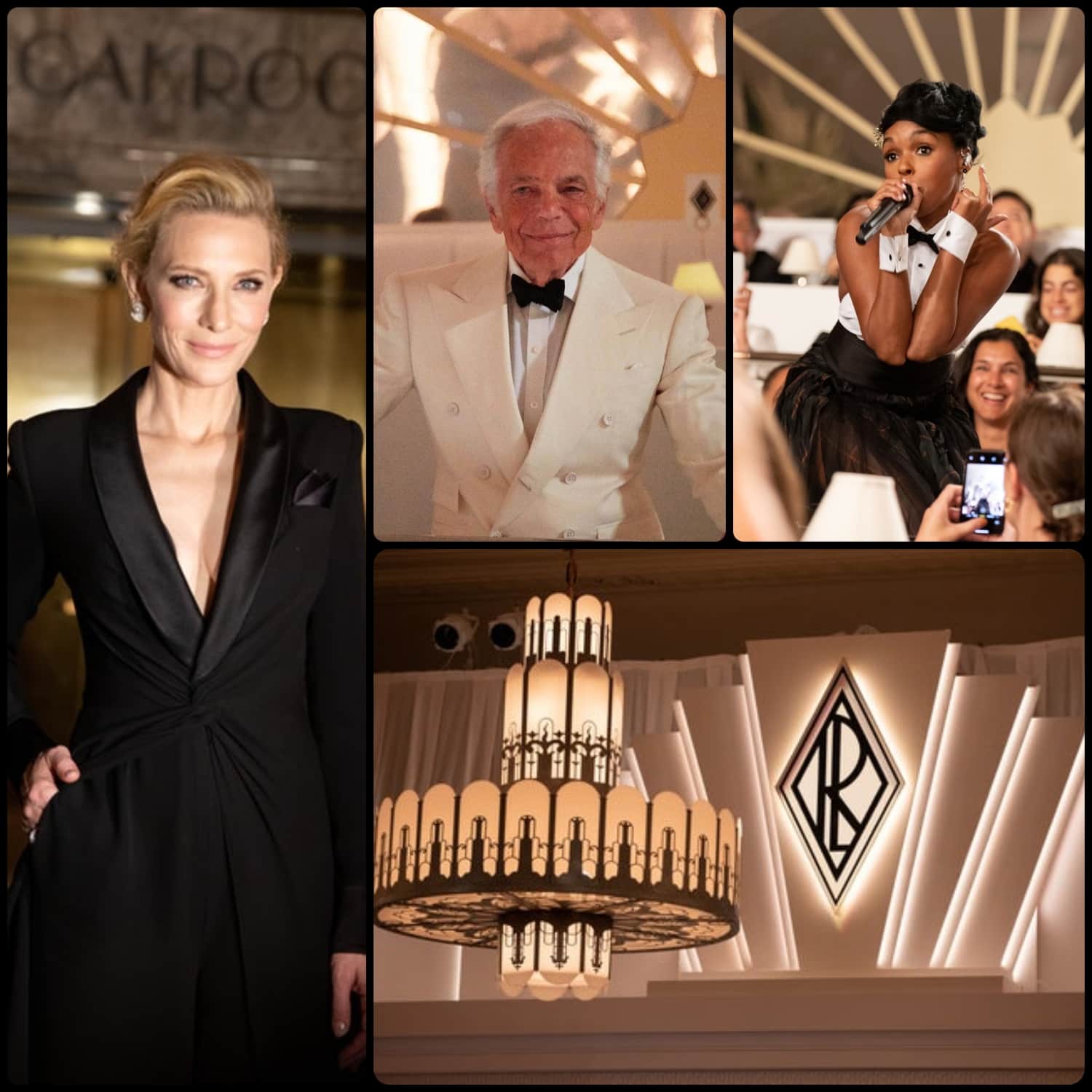 Ralph Lauren Otoño 2019 Nueva York - Cate Blanchett - actuación Janelle Monae - RUNWAY Colecciones MAGAZINE. Foto: Cortesía de Ralph Lauren