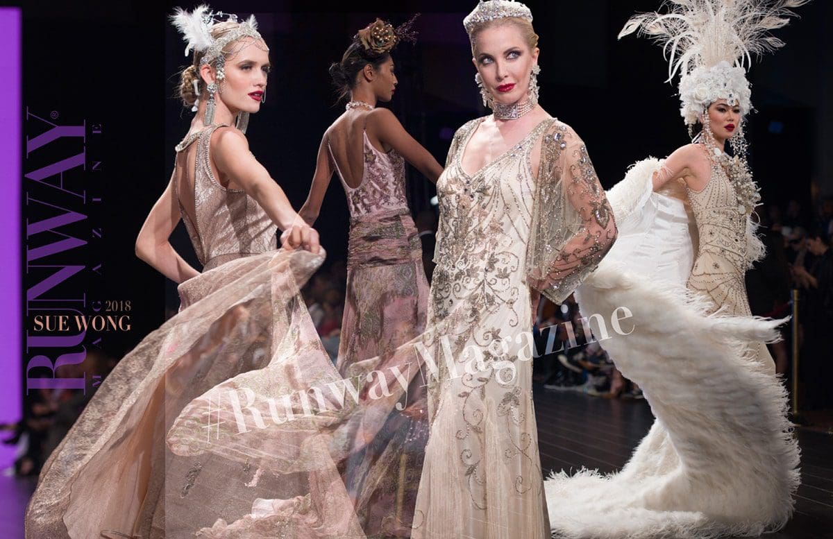 Sue Wong Fall-Winter 2018-19 ロサンゼルス by RUNWAY マガジン