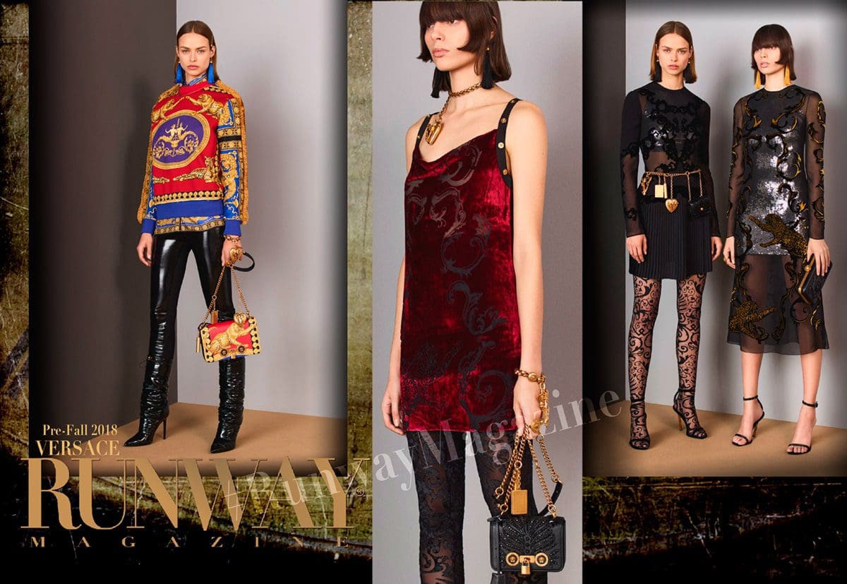 Versace Prefall 2018-19 Milan par RUNWAY MAGAZINE