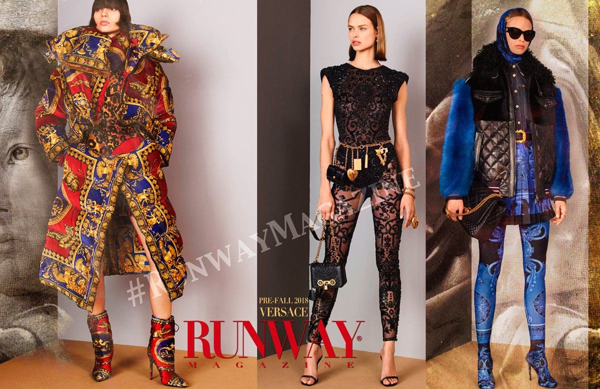 Versace Prefall 2018-19 Milan par RUNWAY MAGAZINE