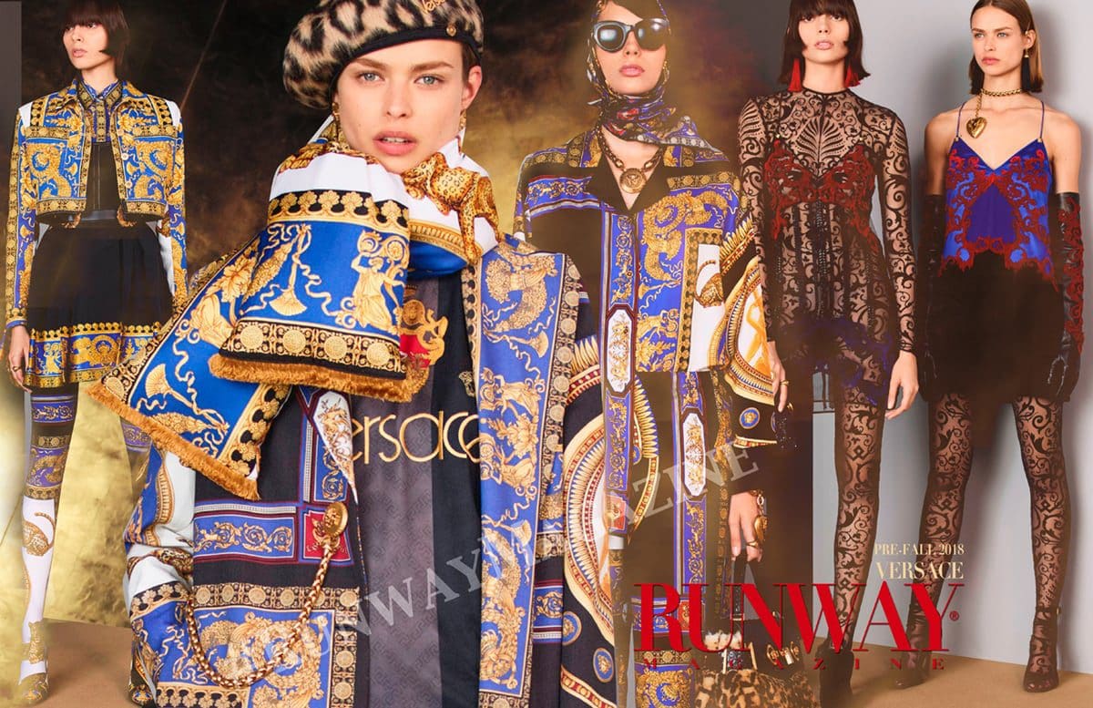 Versace Prefall 2018-19 Milan par RUNWAY MAGAZINE