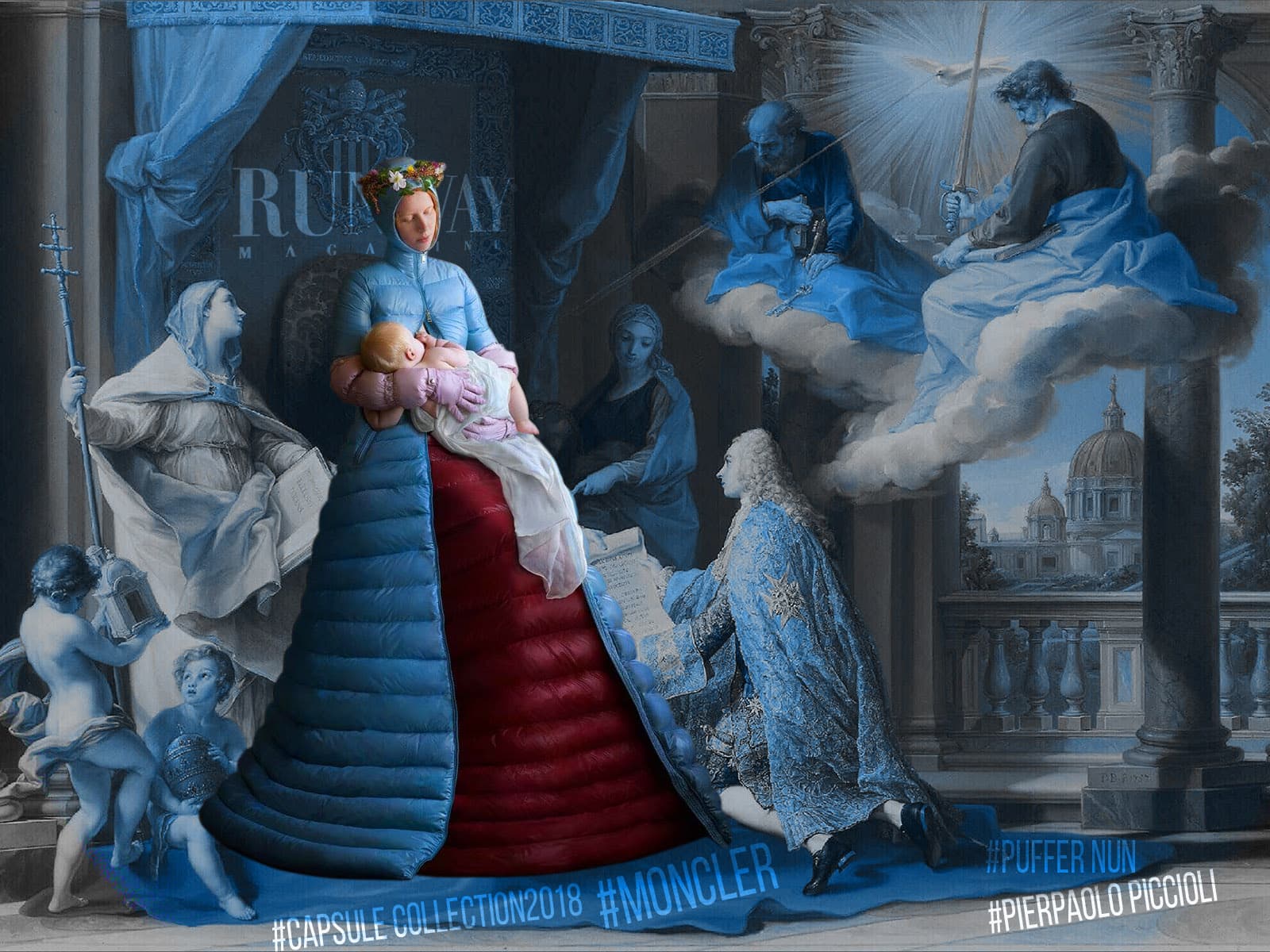 モンクレールフグコートドレスコレクション2018by Pierpaolo Piccioli by Runway 雑誌