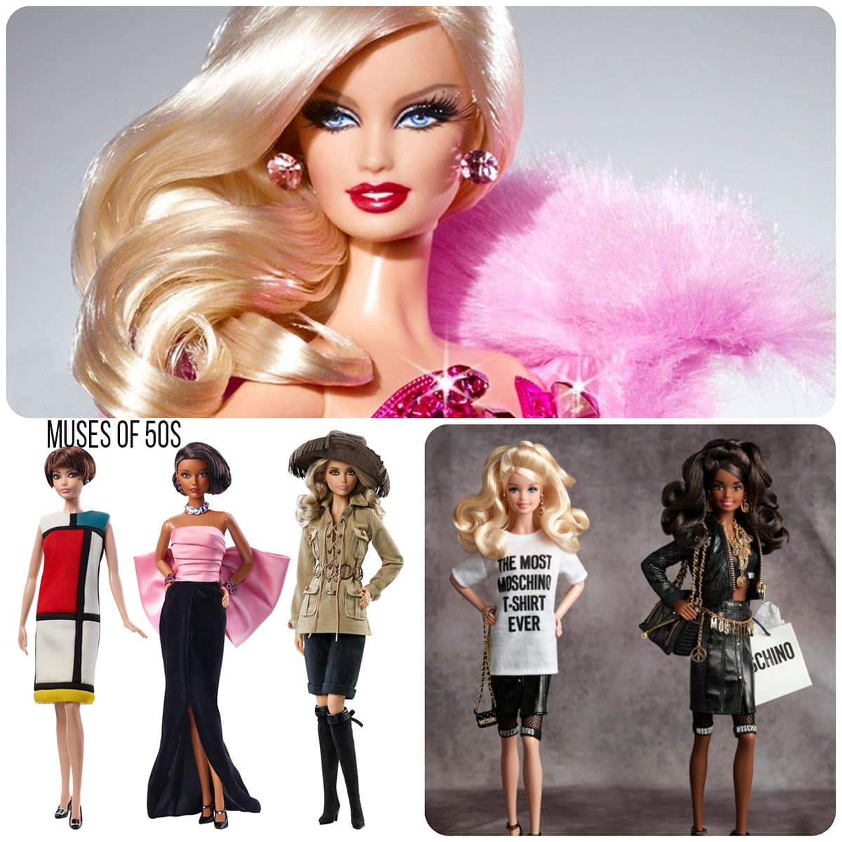 Barbie 55 musas y moschino de Runway Revistas