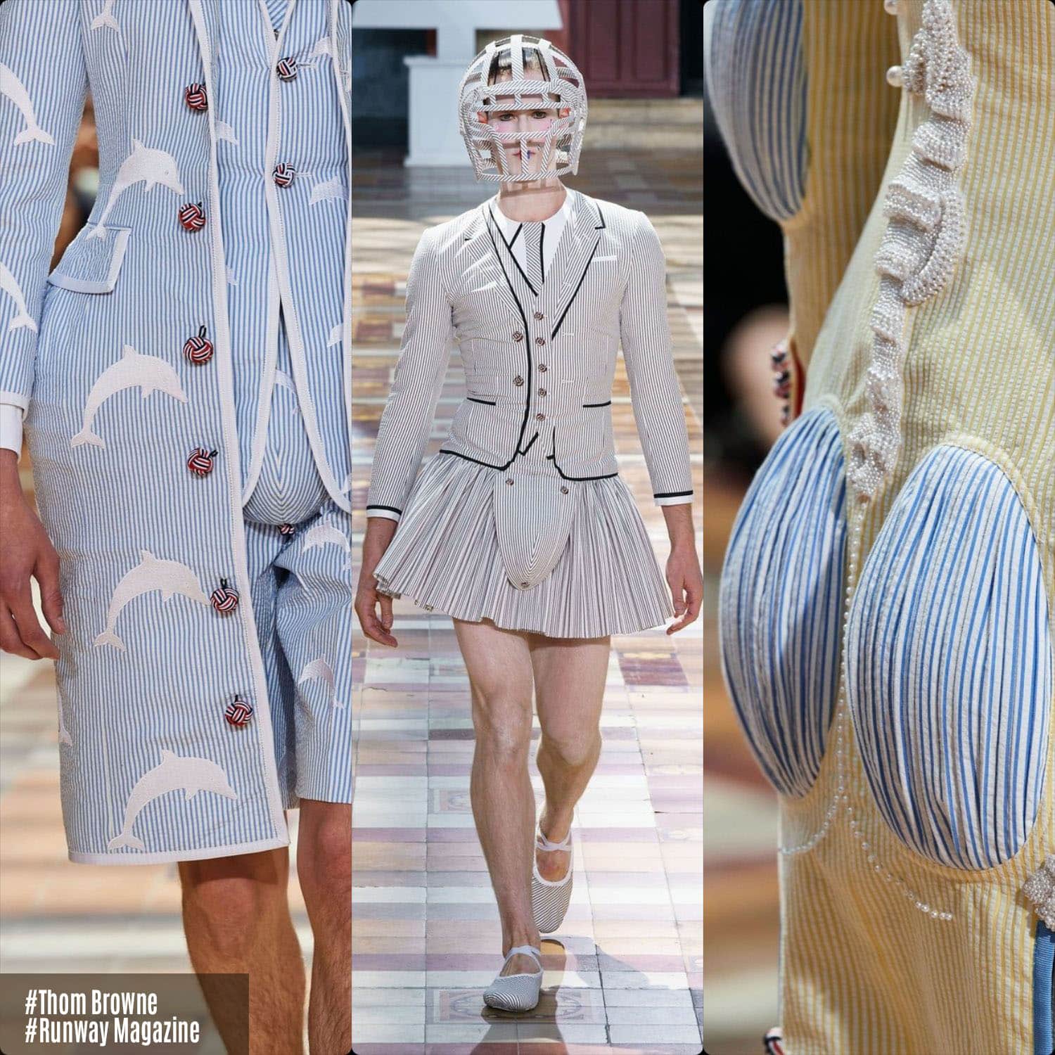 Thom Browne Frühling Sommer 2020 Herrenbekleidung Runway Magazin