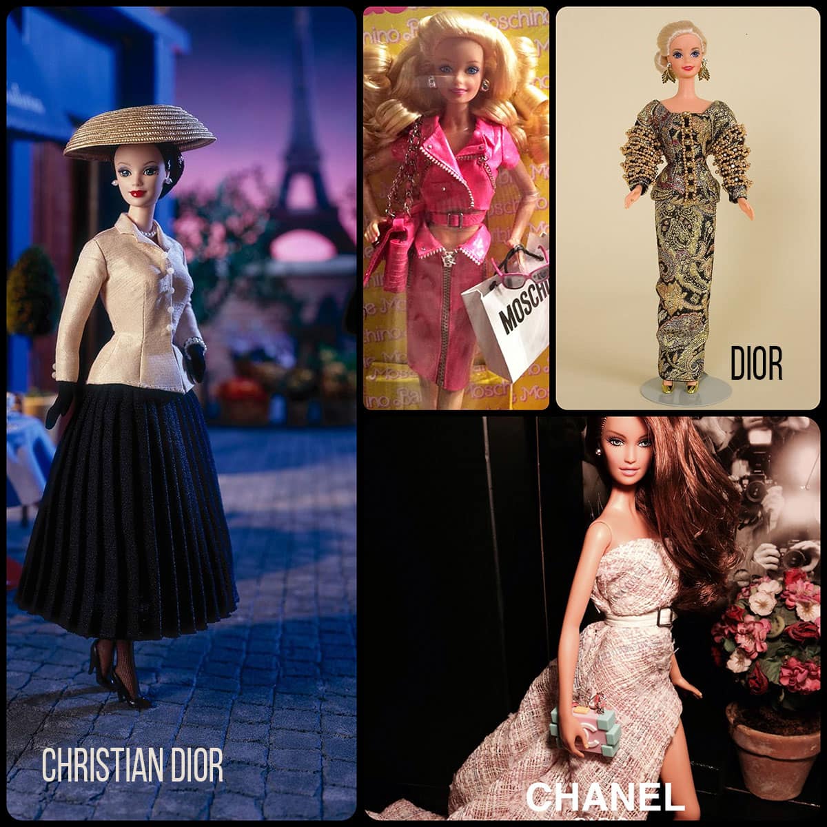 Barbie de Chanel, Dior, Moschino de Runway Revistas