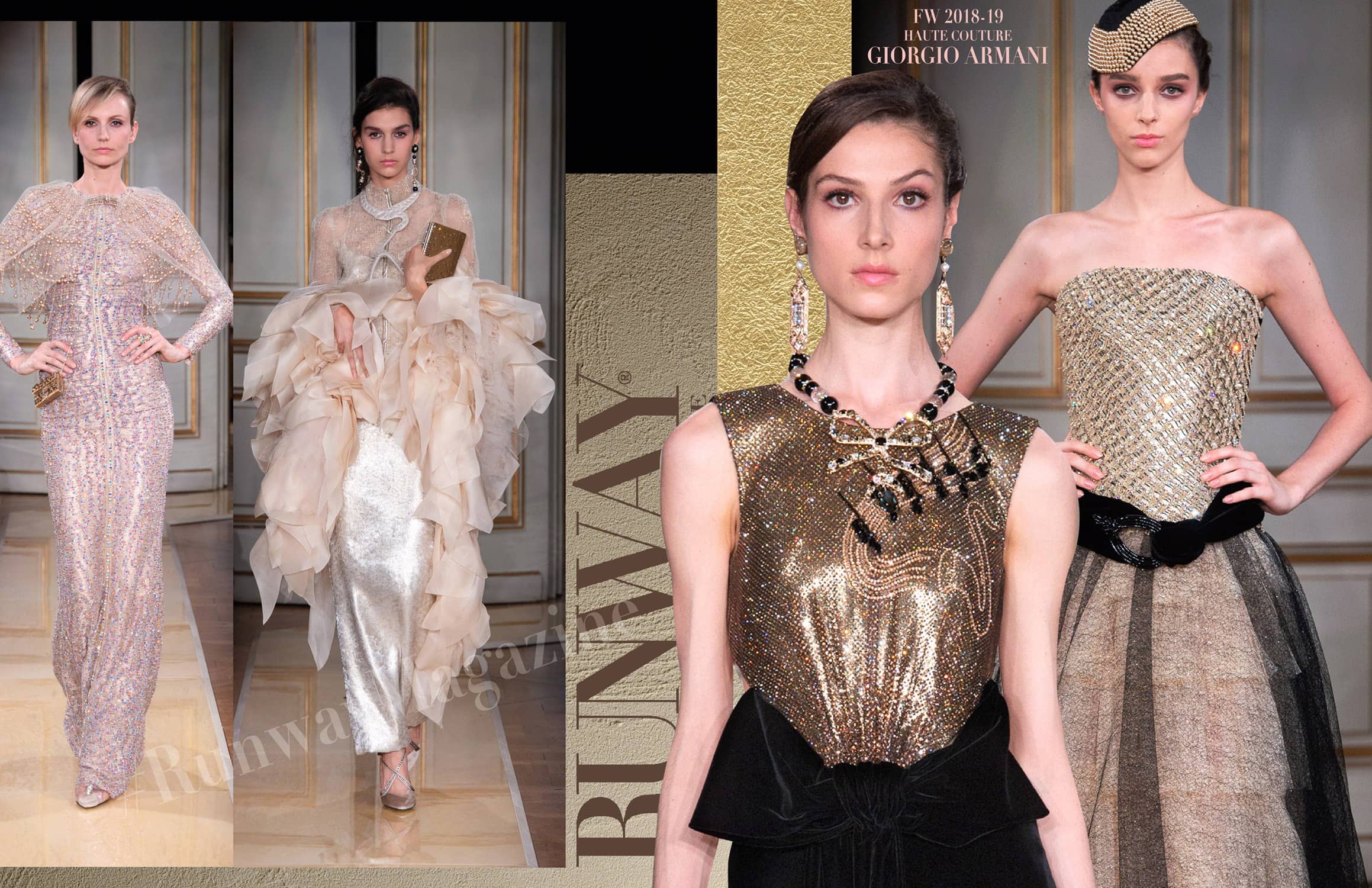 Giorgio Armani Haute Couture Herbst-Winter 2018-19 Pariser Modewoche von RUNWAY MAGAZIN