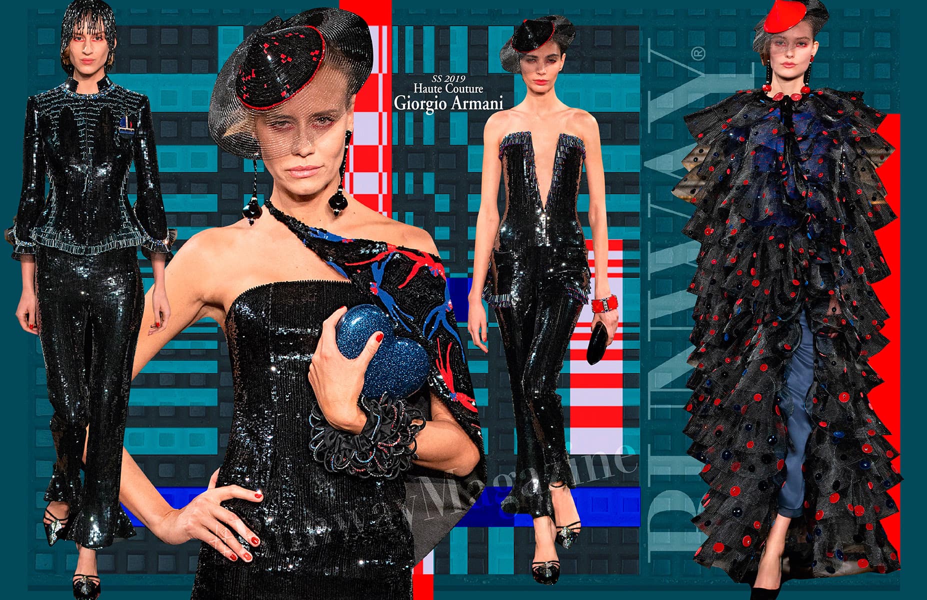 乔治·阿玛尼（Giorgio Armani）2019春夏高级定制时装秀 RUNWAY 杂志