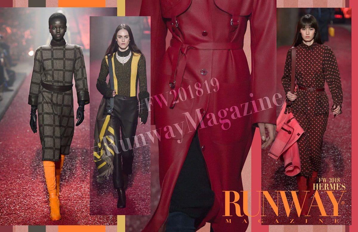 Hermes Autunno-Inverno 2018-19 Paris Fashion Week di RUNWAY MAGAZINE