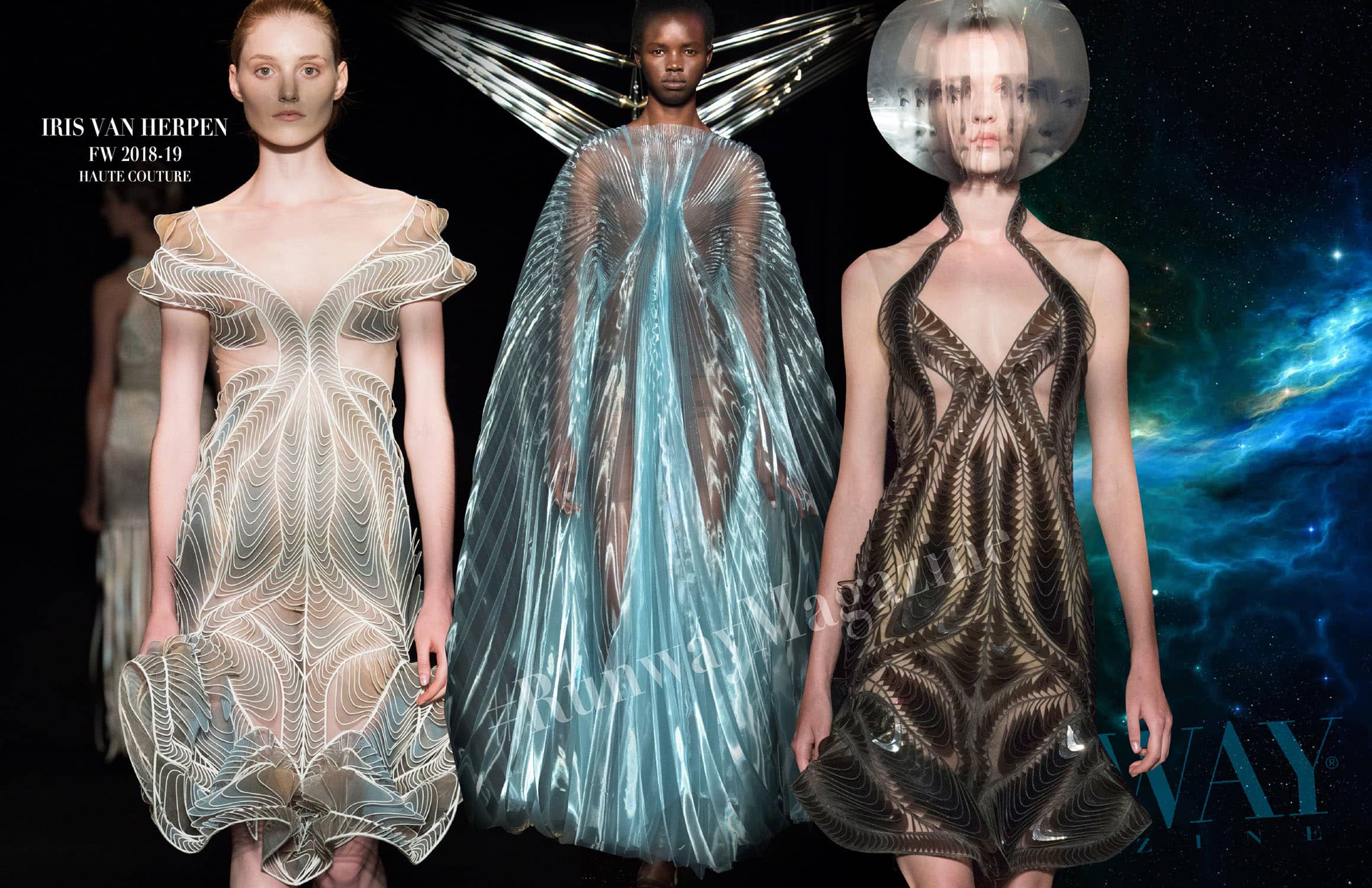Iris van Herpen Haute Couture Autunno-Inverno 2018-19 Paris Fashion Week di RUNWAY MAGAZINE