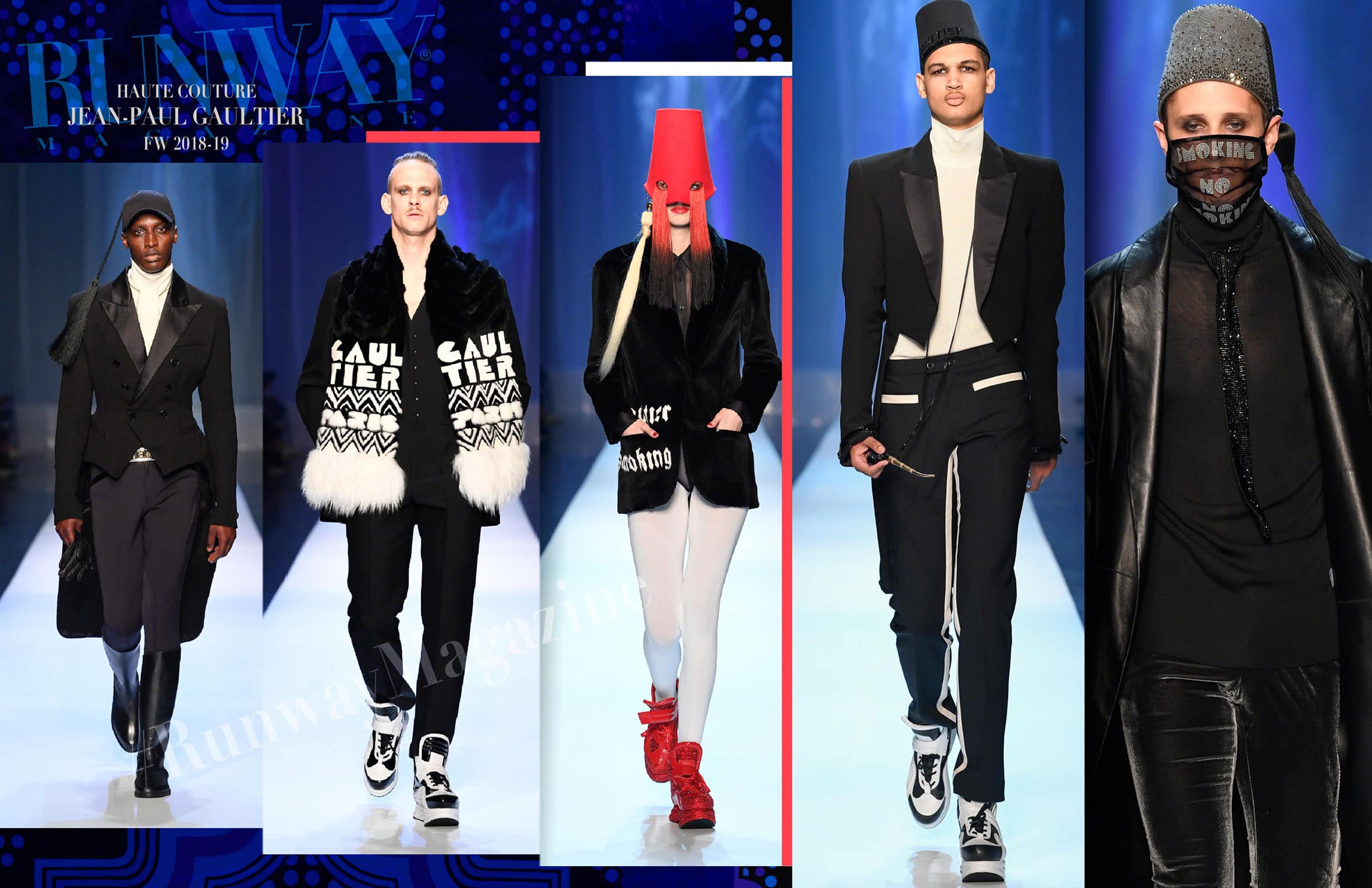 Jean Paul Gaultier Haute Couture Fall-Winter 2018-19 Paris Fashion Week by RUNWAY MAGAZINE