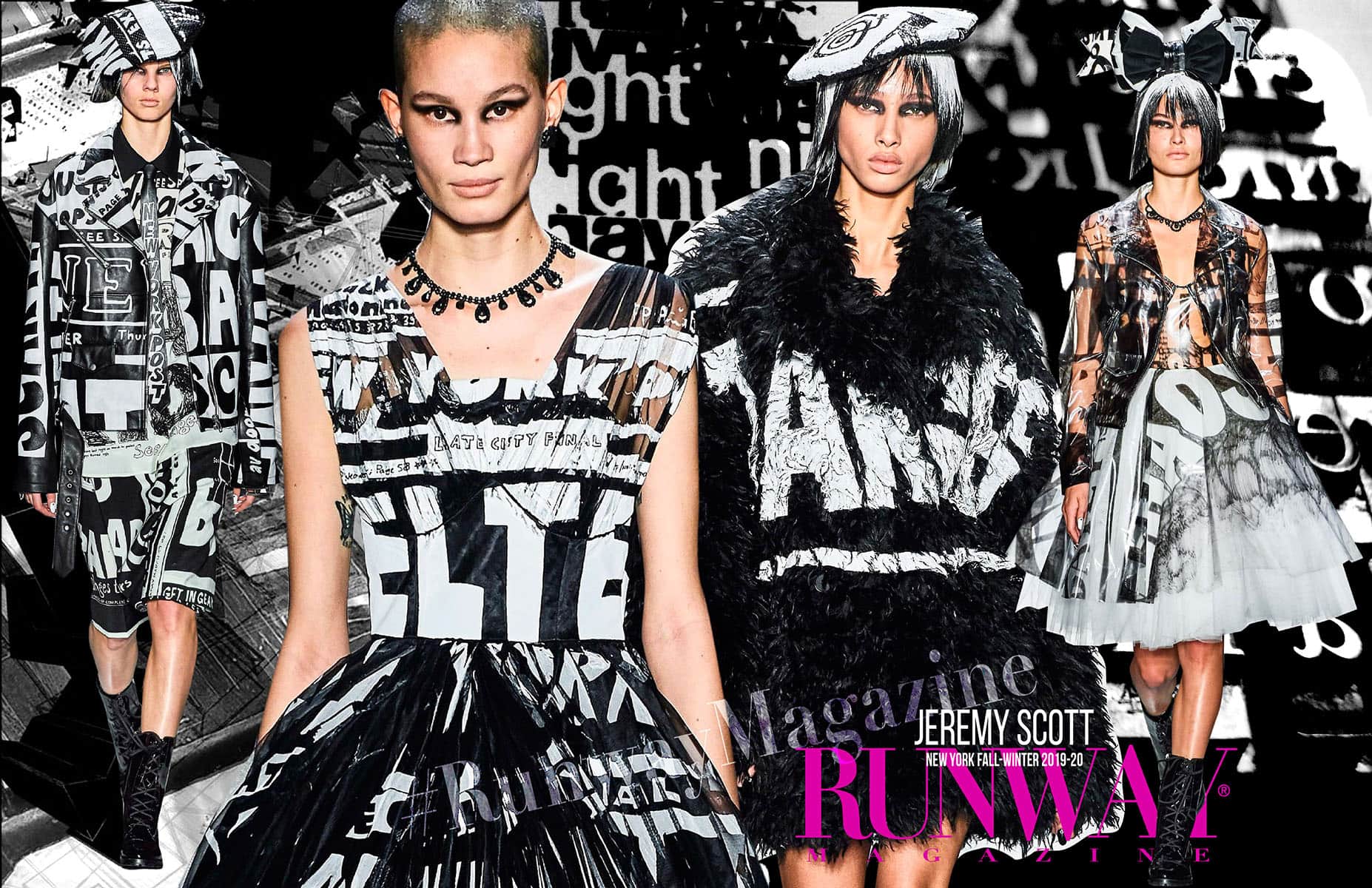 ジェレミー スコット 2019年秋冬2020 ニューヨーク RUNWAY マガジン