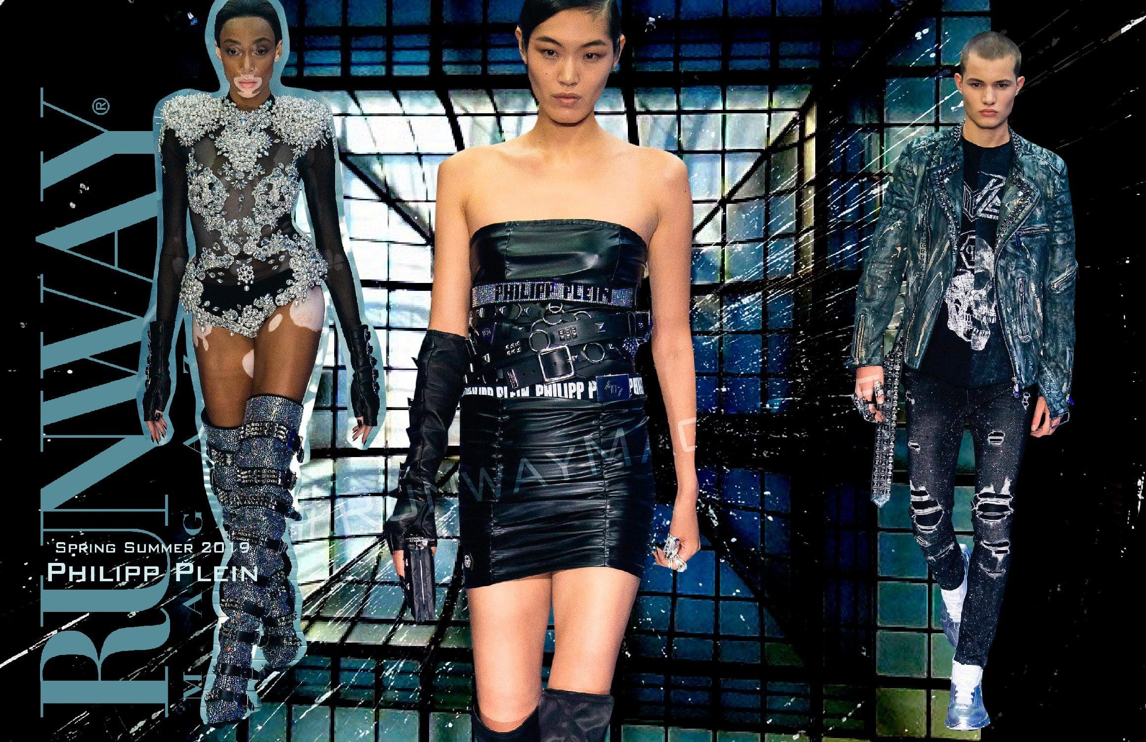 Philipp Plein Printemps Été 2019 Milan Fashion Week par RUNWAY MAGAZINE