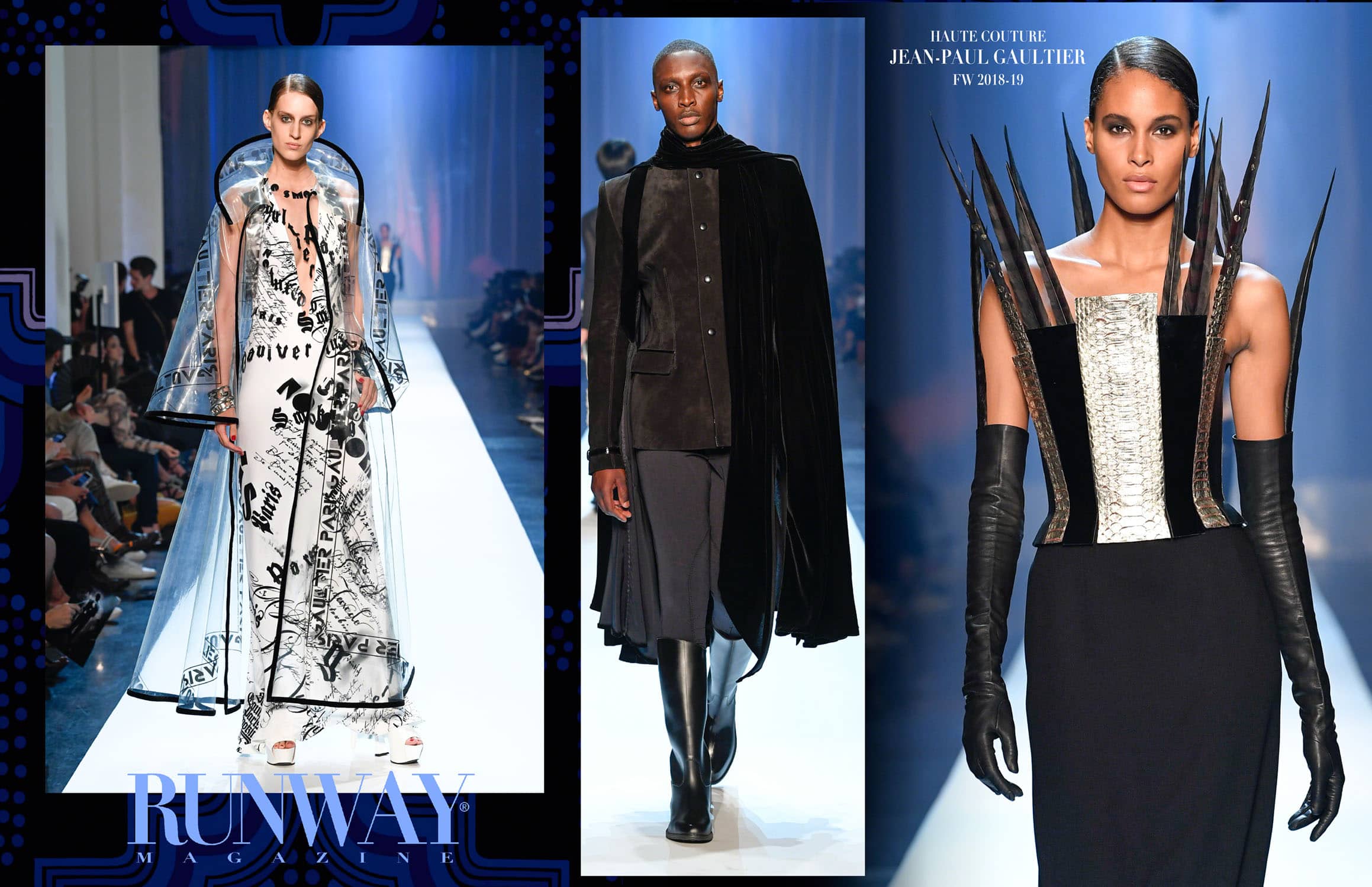 Jean Paul Gaultier Haute Couture Fall-Winter 2018-19 Paris Fashion Week by RUNWAY MAGAZINE