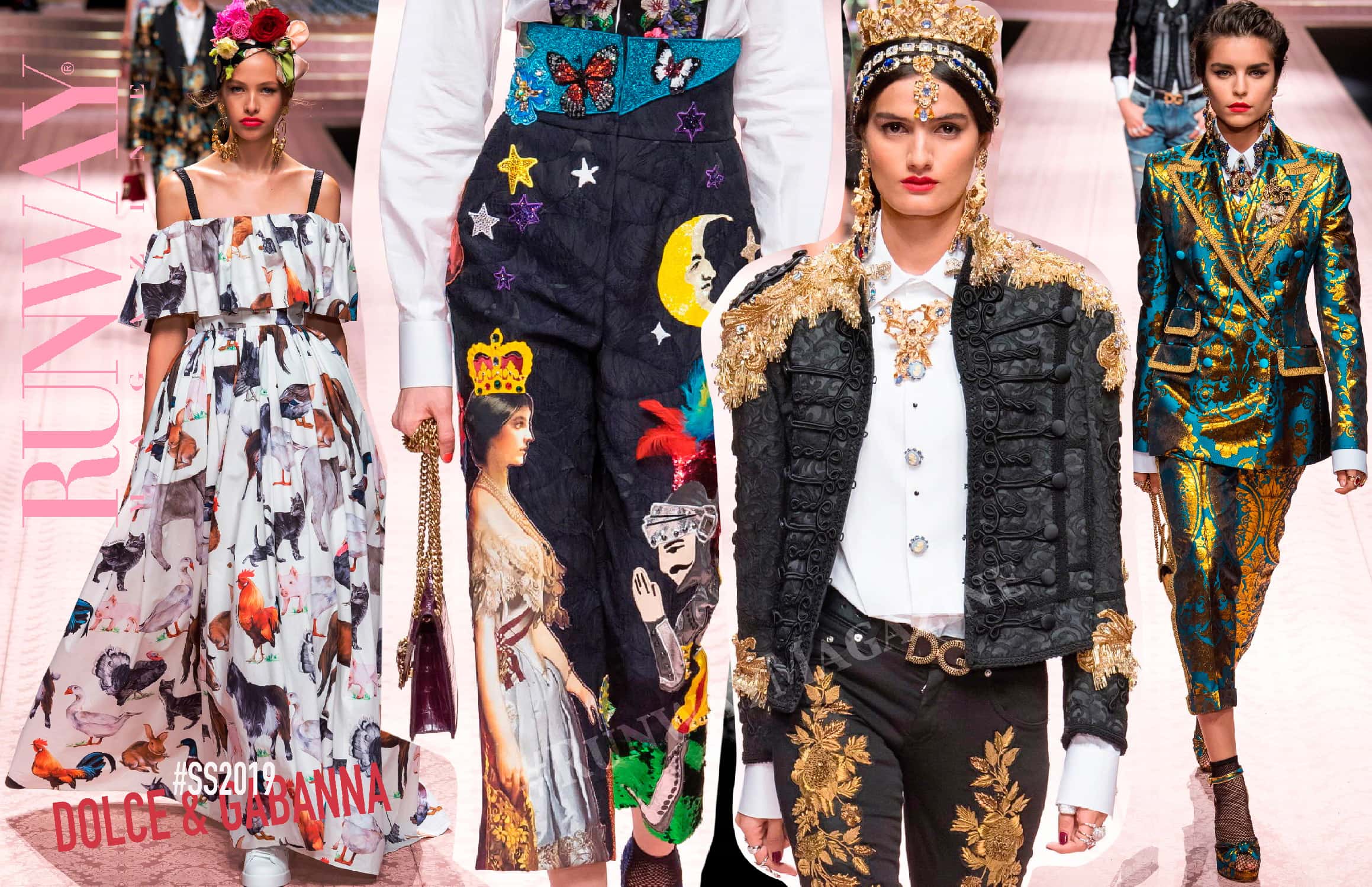 Dolce Gabbana printemps-été 2019 par RUNWAY MAGAZINE