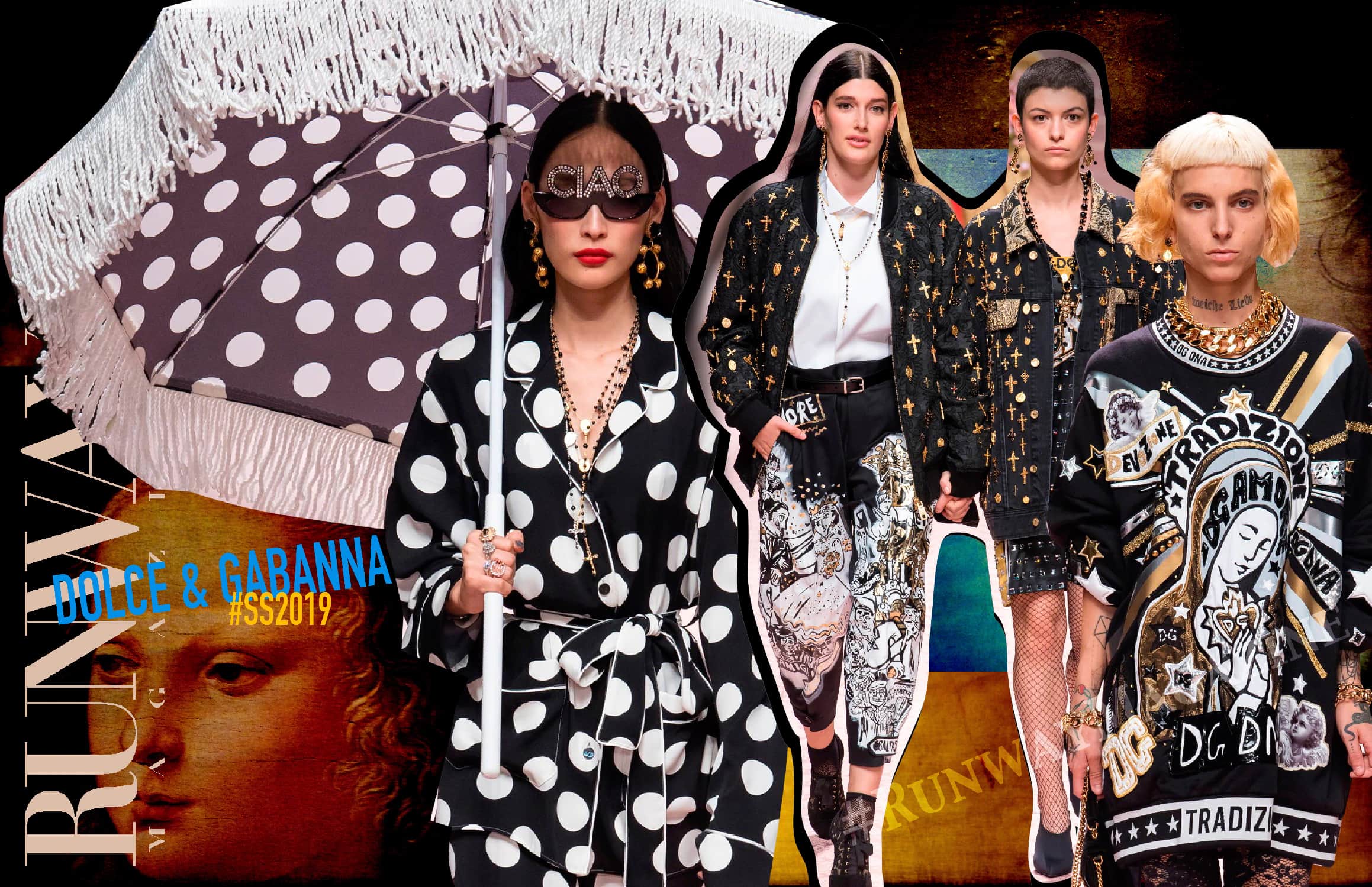 Dolce Gabbana printemps-été 2019 par RUNWAY MAGAZINE