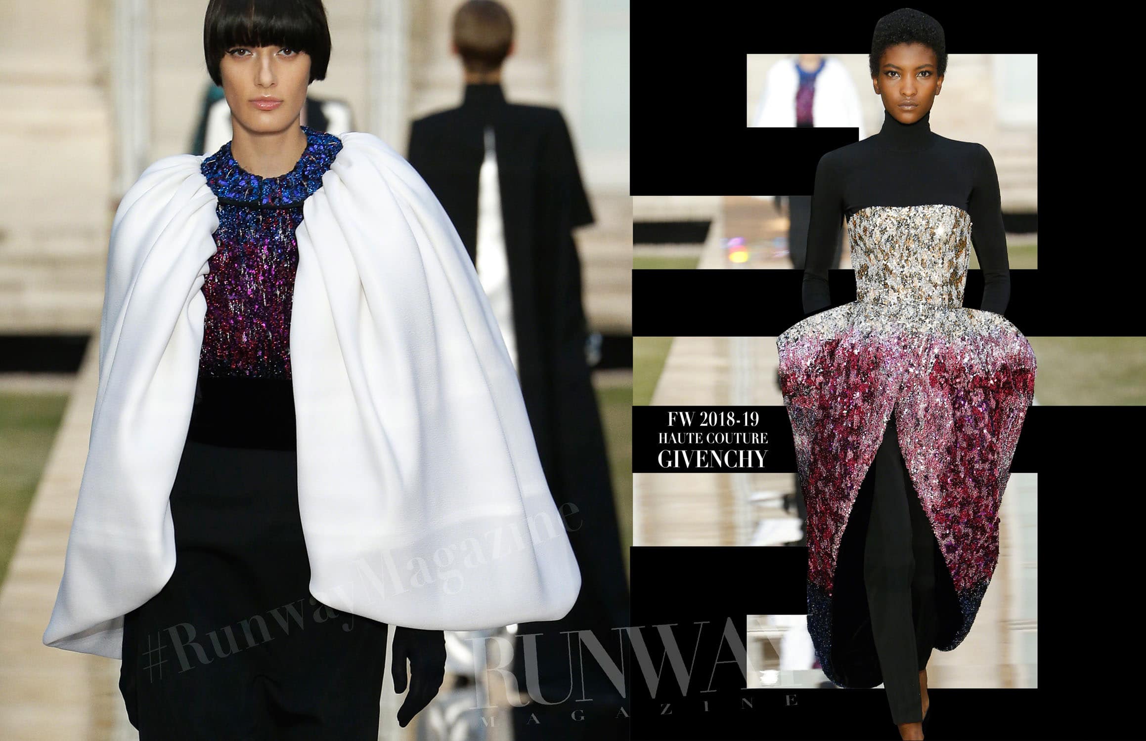 Givenchy Haute Couture Autunno Inverno 2018-19 Paris Fashion Week di RUNWAY MAGAZINE