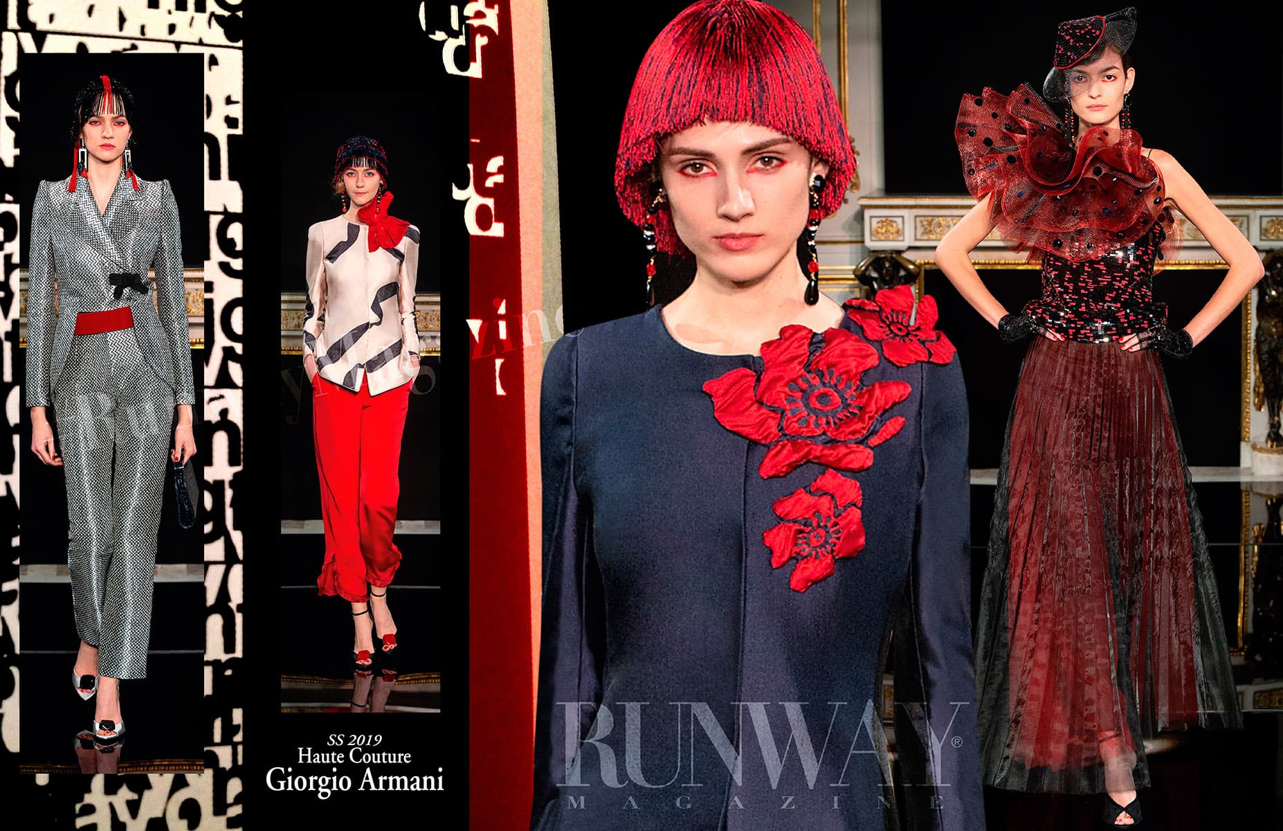 乔治·阿玛尼（Giorgio Armani）2019春夏高级定制时装秀 RUNWAY 杂志