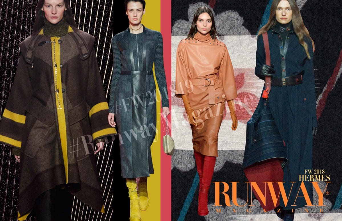 Hermes Autunno-Inverno 2018-19 Paris Fashion Week di RUNWAY MAGAZINE