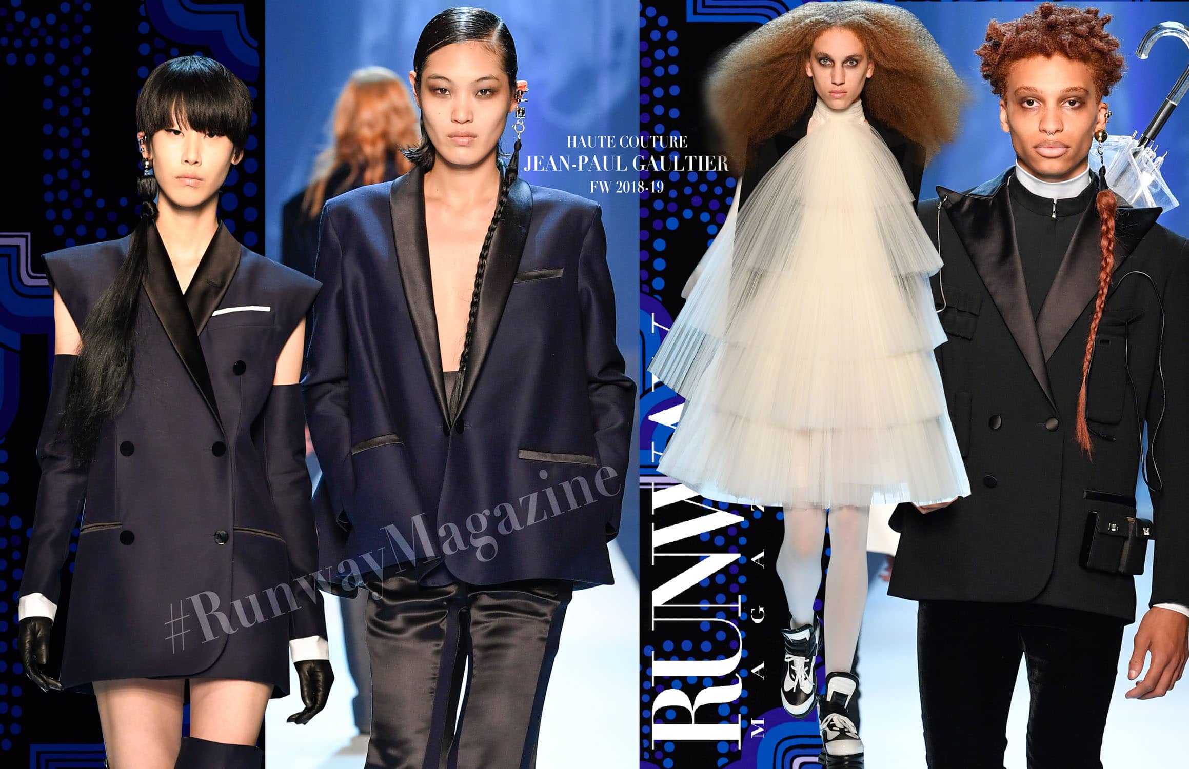 Jean Paul Gaultier Haute Couture Fall-Winter 2018-19 Paris Fashion Week by RUNWAY MAGAZINE