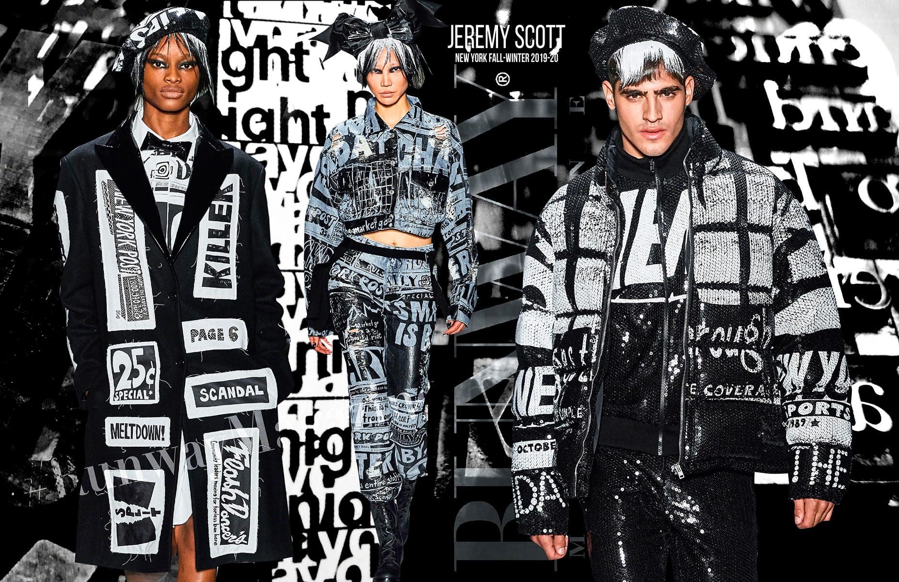ジェレミー スコット 2019年秋冬2020 ニューヨーク RUNWAY マガジン