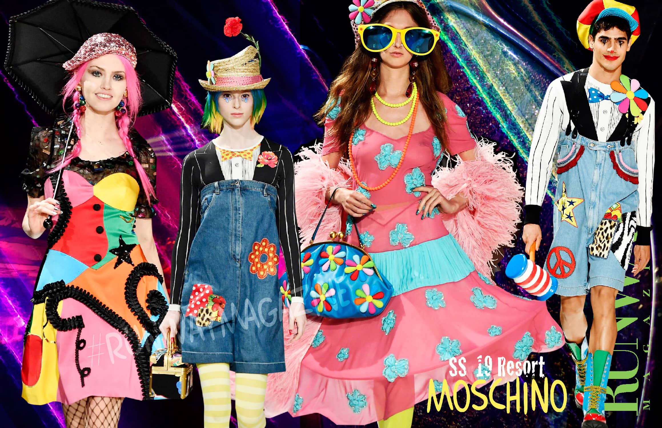 Moschino Circus Resort Summer 2019 par RUNWAY MAGAZINE