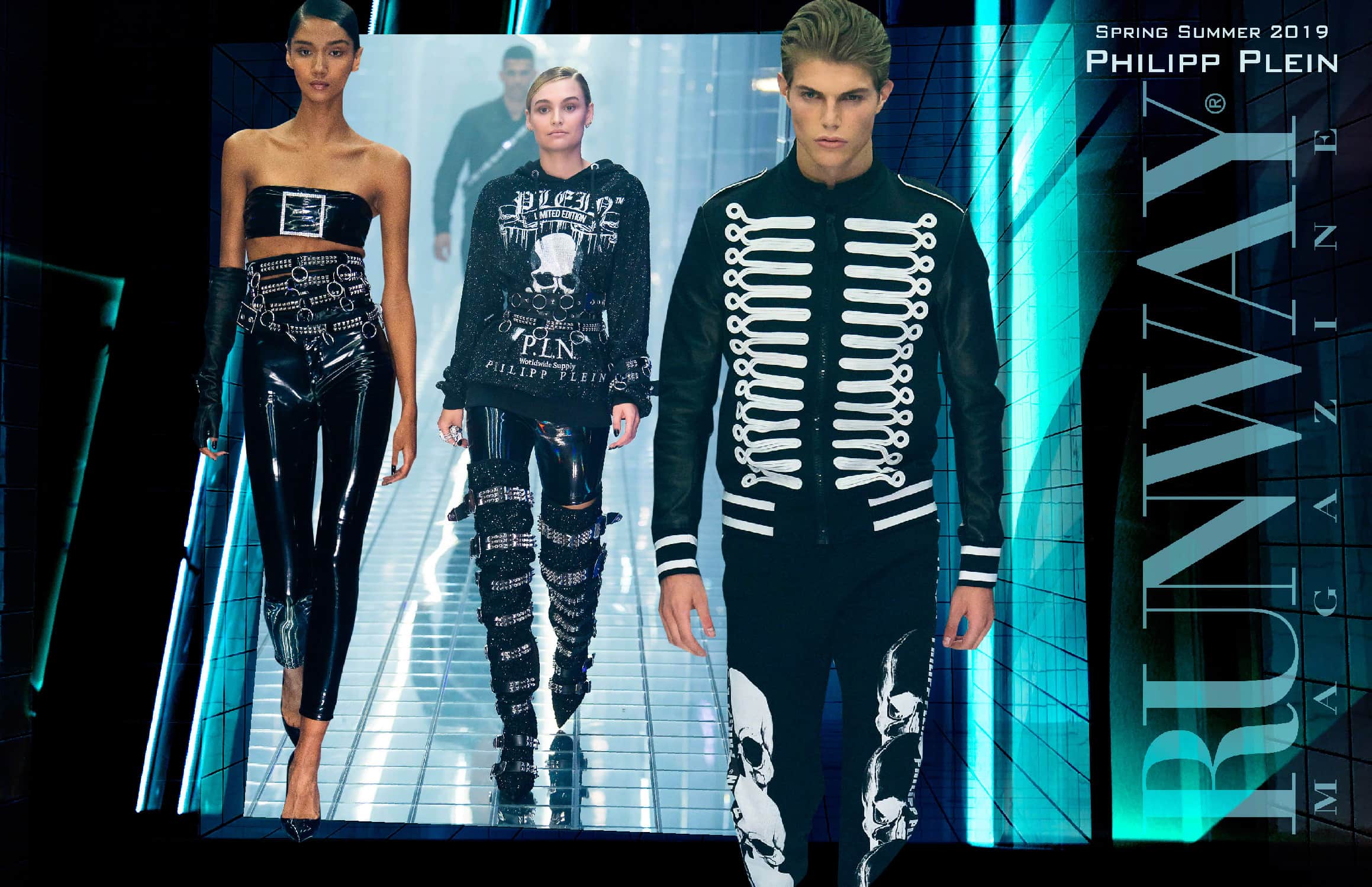 Philipp Plein Printemps Été 2019 Milan Fashion Week par RUNWAY MAGAZINE