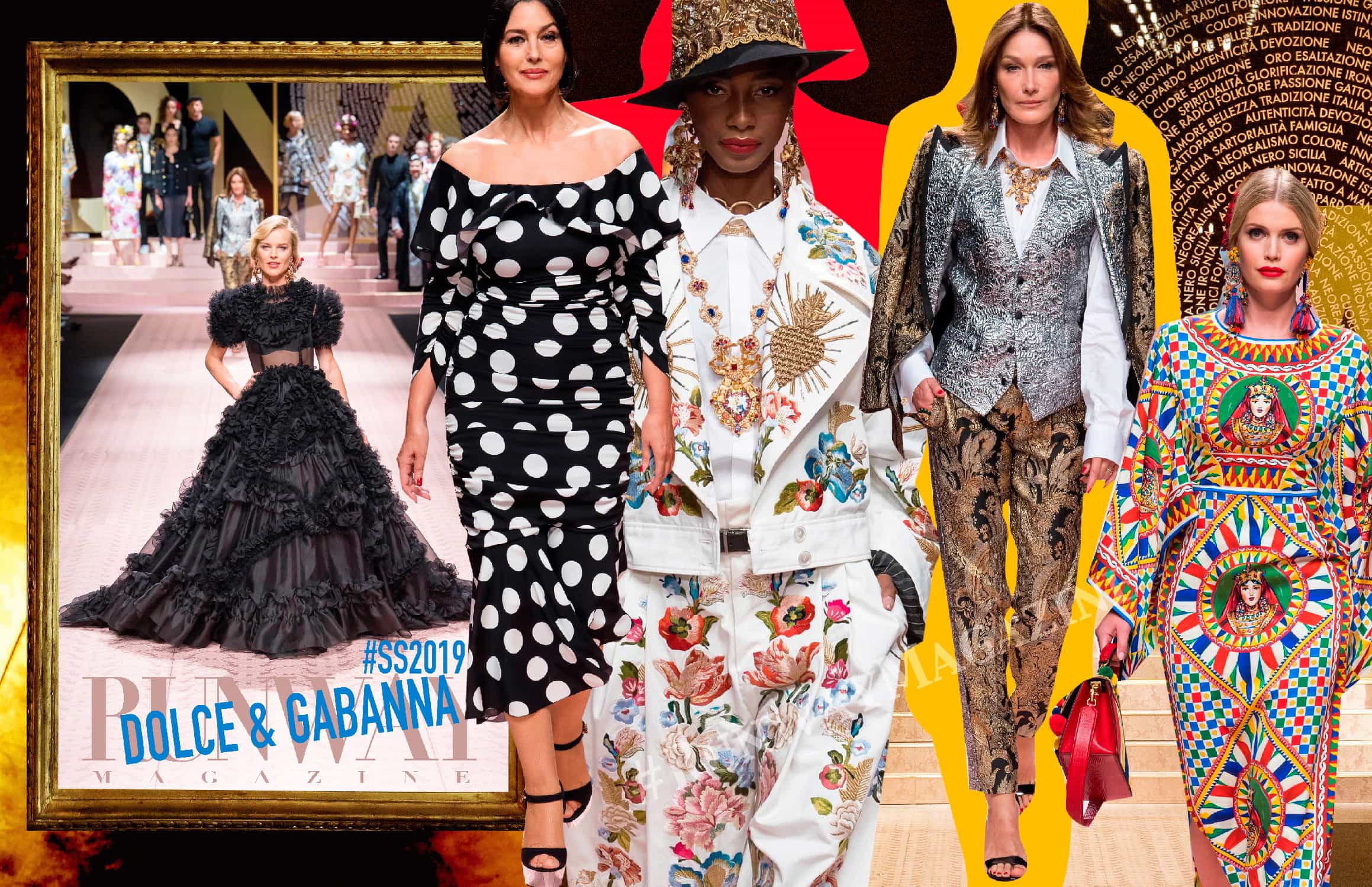 Dolce Gabbana printemps-été 2019 par RUNWAY MAGAZINE