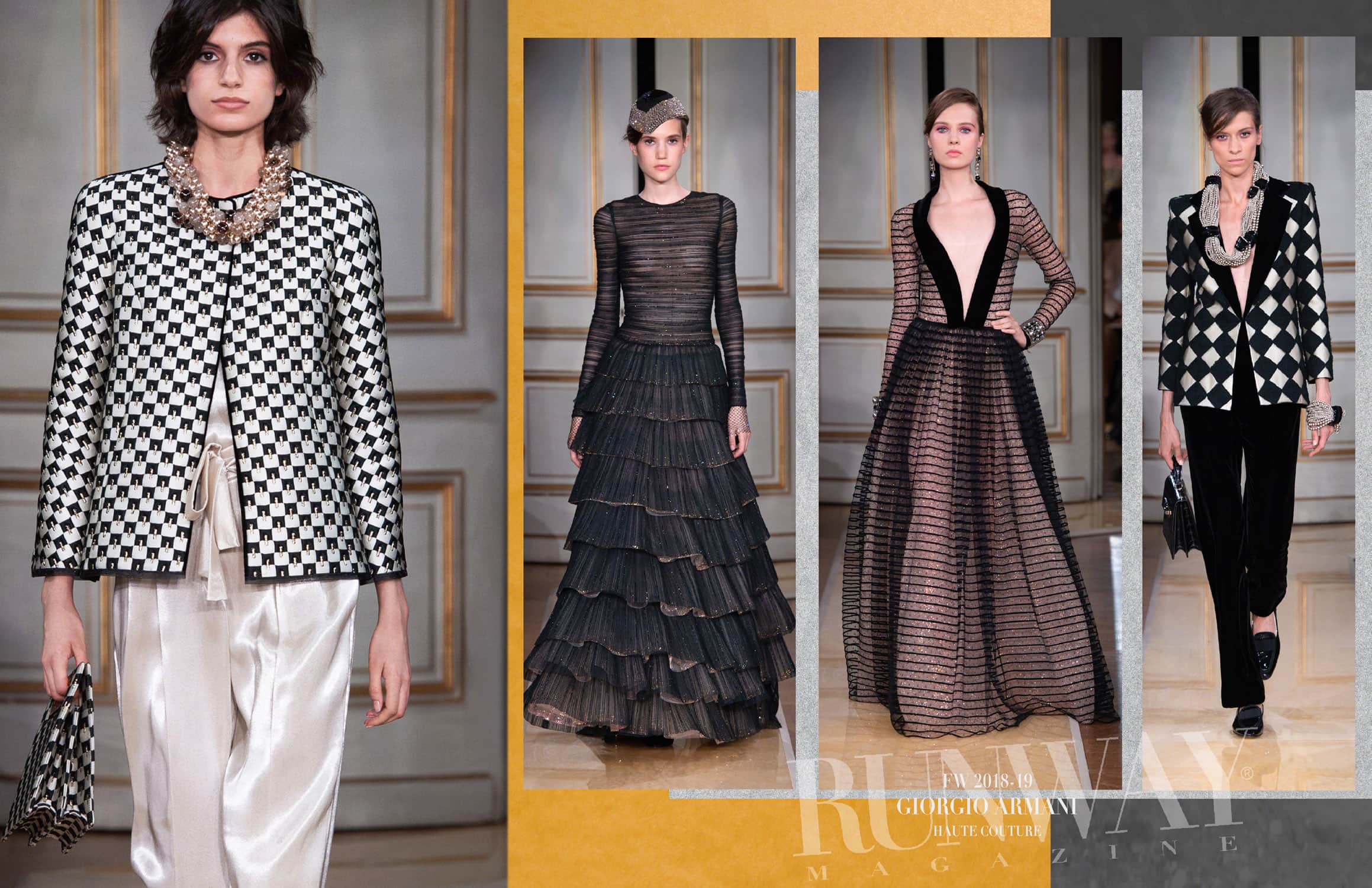 Giorgio Armani Haute Couture Herbst-Winter 2018-19 Pariser Modewoche von RUNWAY MAGAZIN